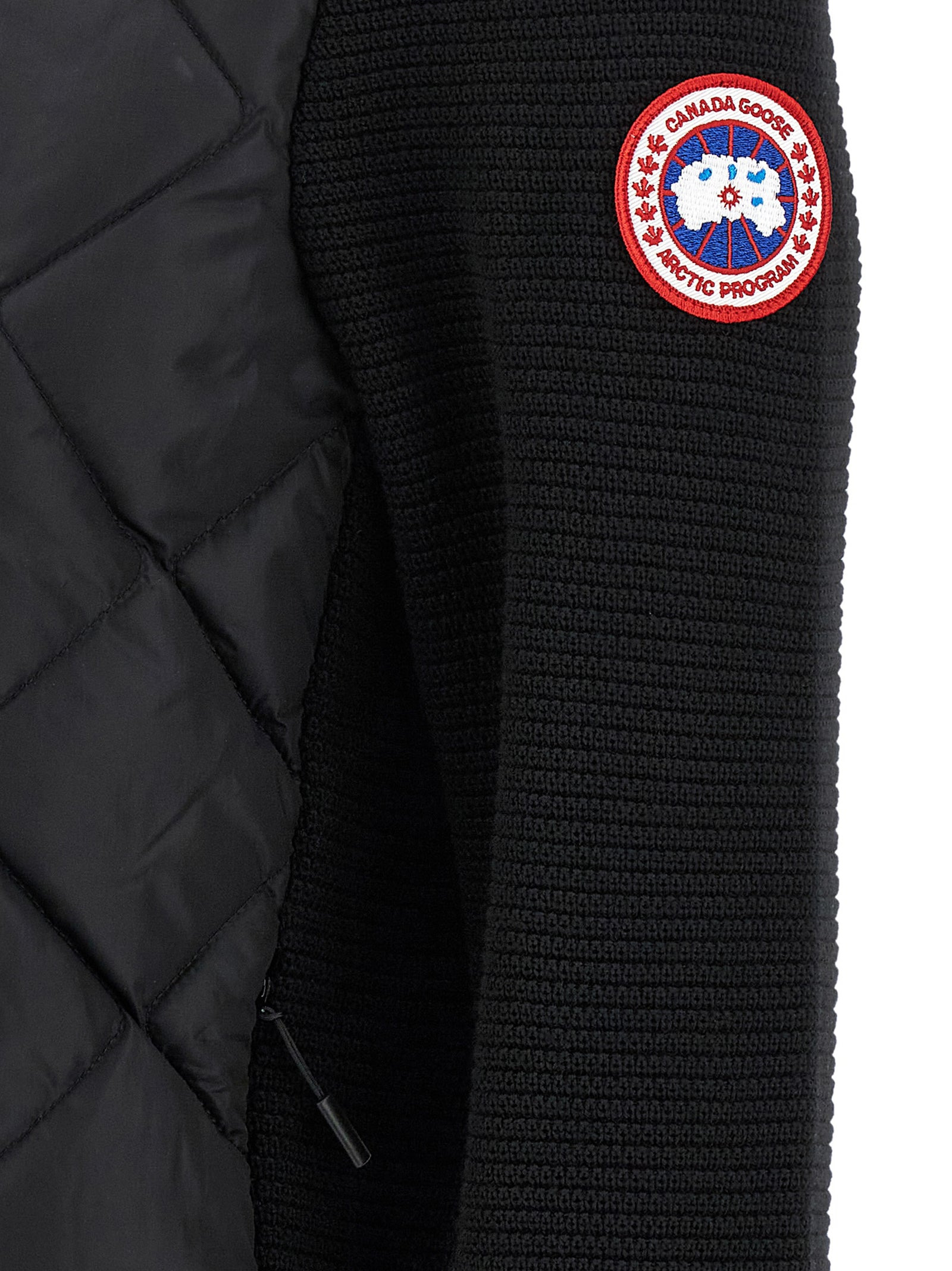 Hybridge® Quilted Knit Puffer Jackets Black - 4