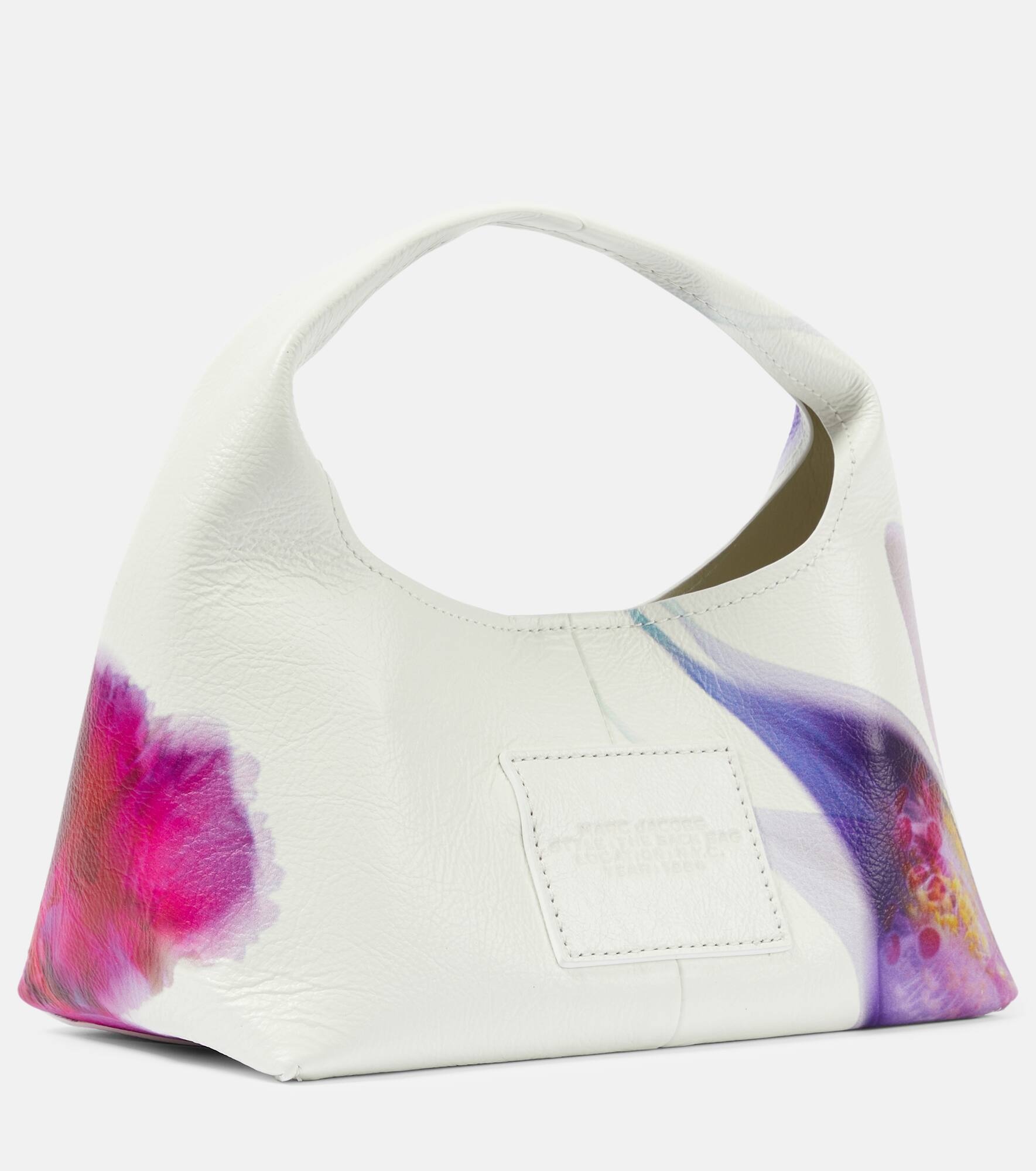 The Sack Future Floral Mini leather tote bag - 4