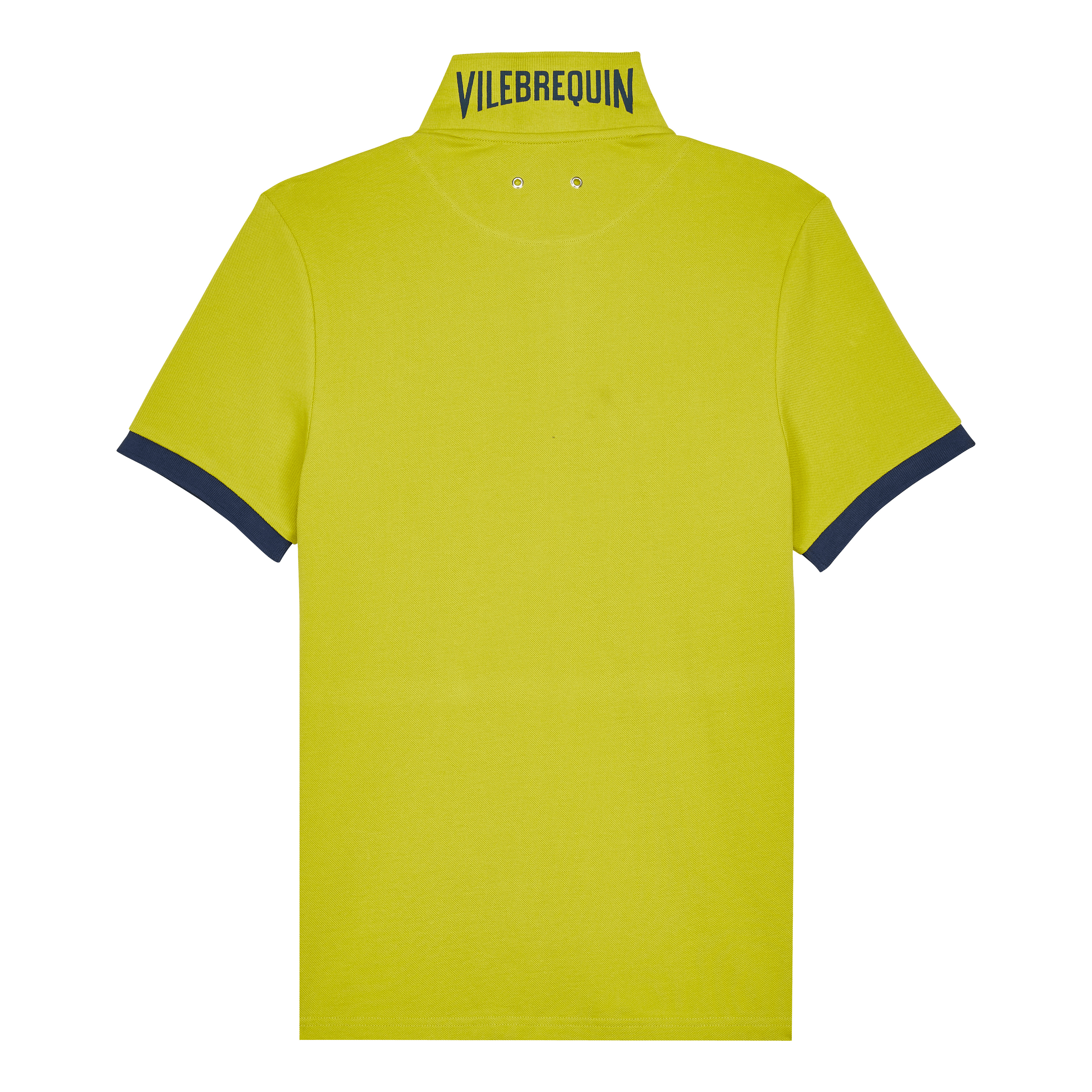 Men Cotton Pique Polo Shirt Solid - 2