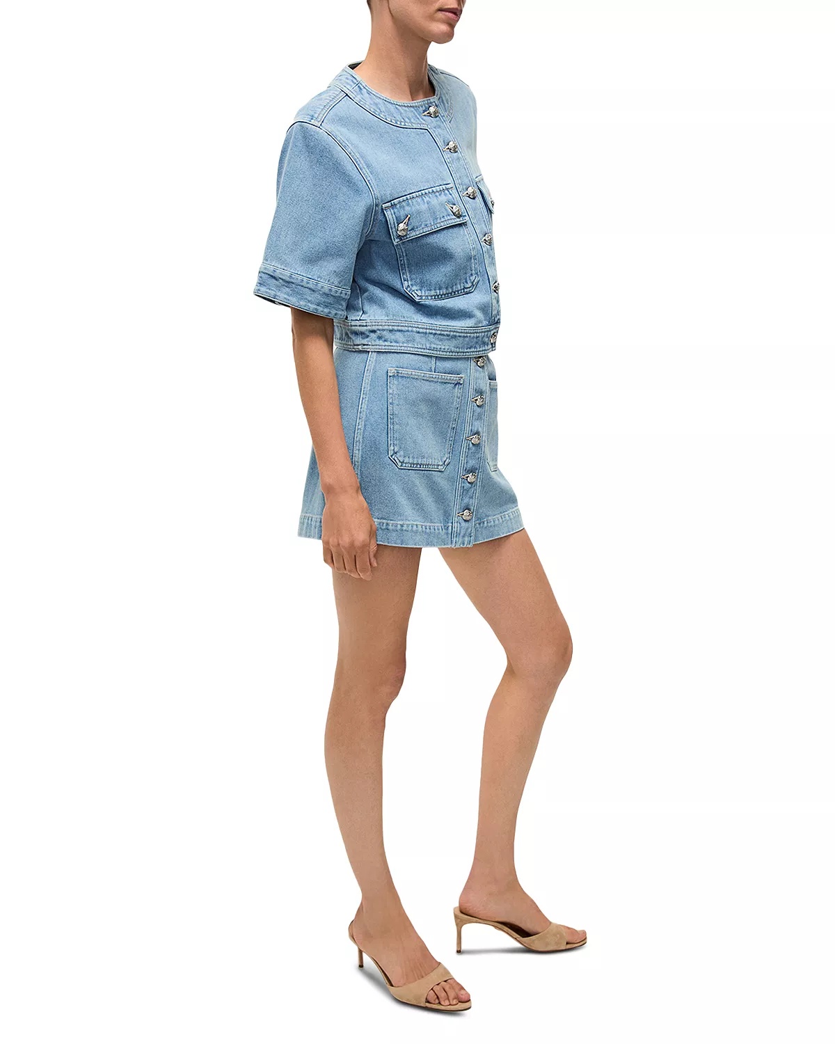 Moxie Denim Mini Skirt - 3