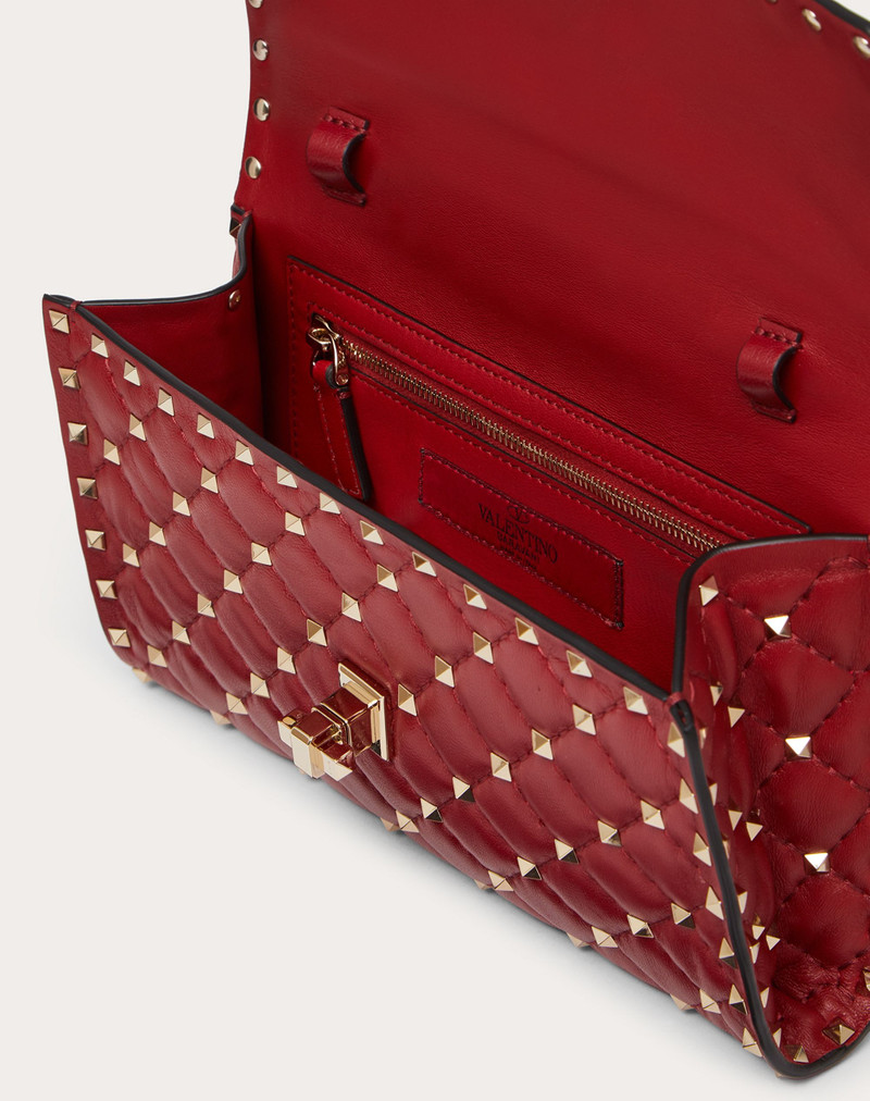 Rockstud Spike Nappa Leather Crossbody Clutch Bag 4