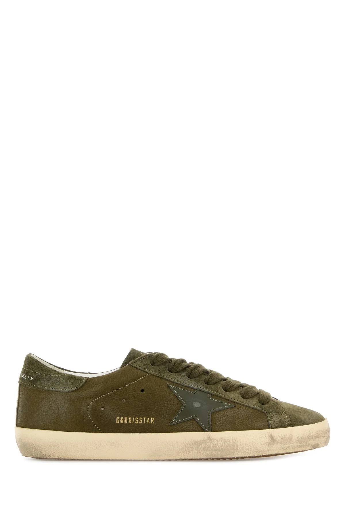 Army green suede Super Star sneakers - 1