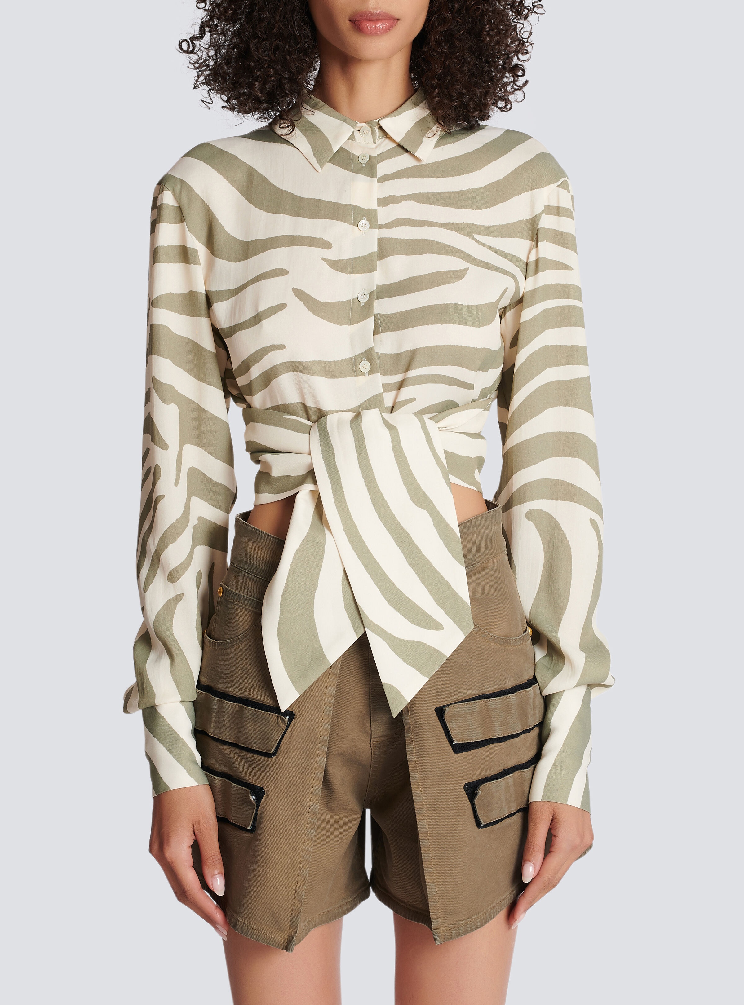 Zebra print shirt - 5