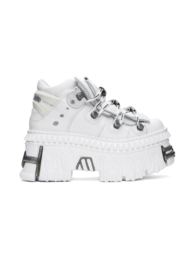 White New Rock Edition Platform Sneakers 1