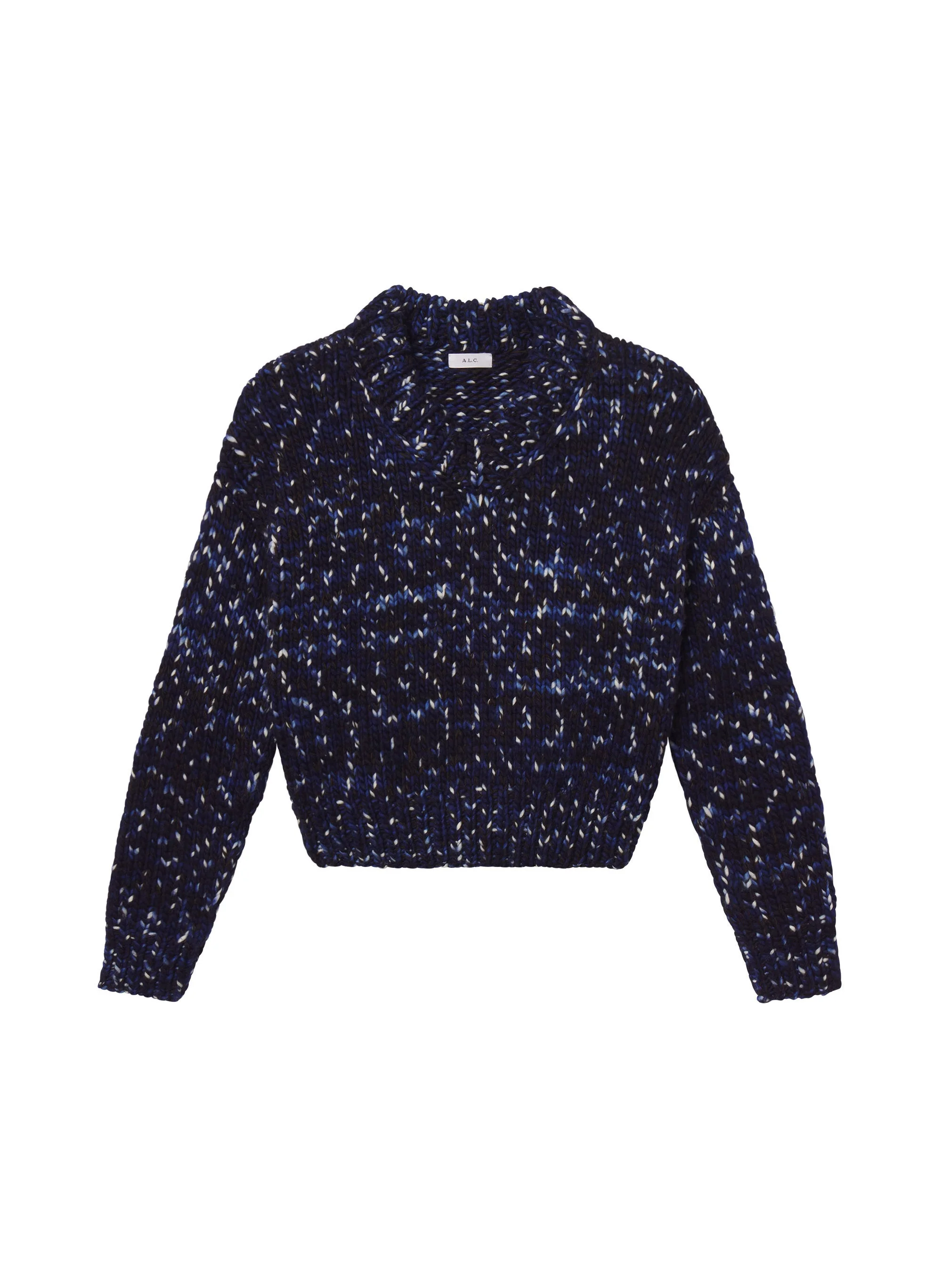 Micah Marled Merino Sweater - 1