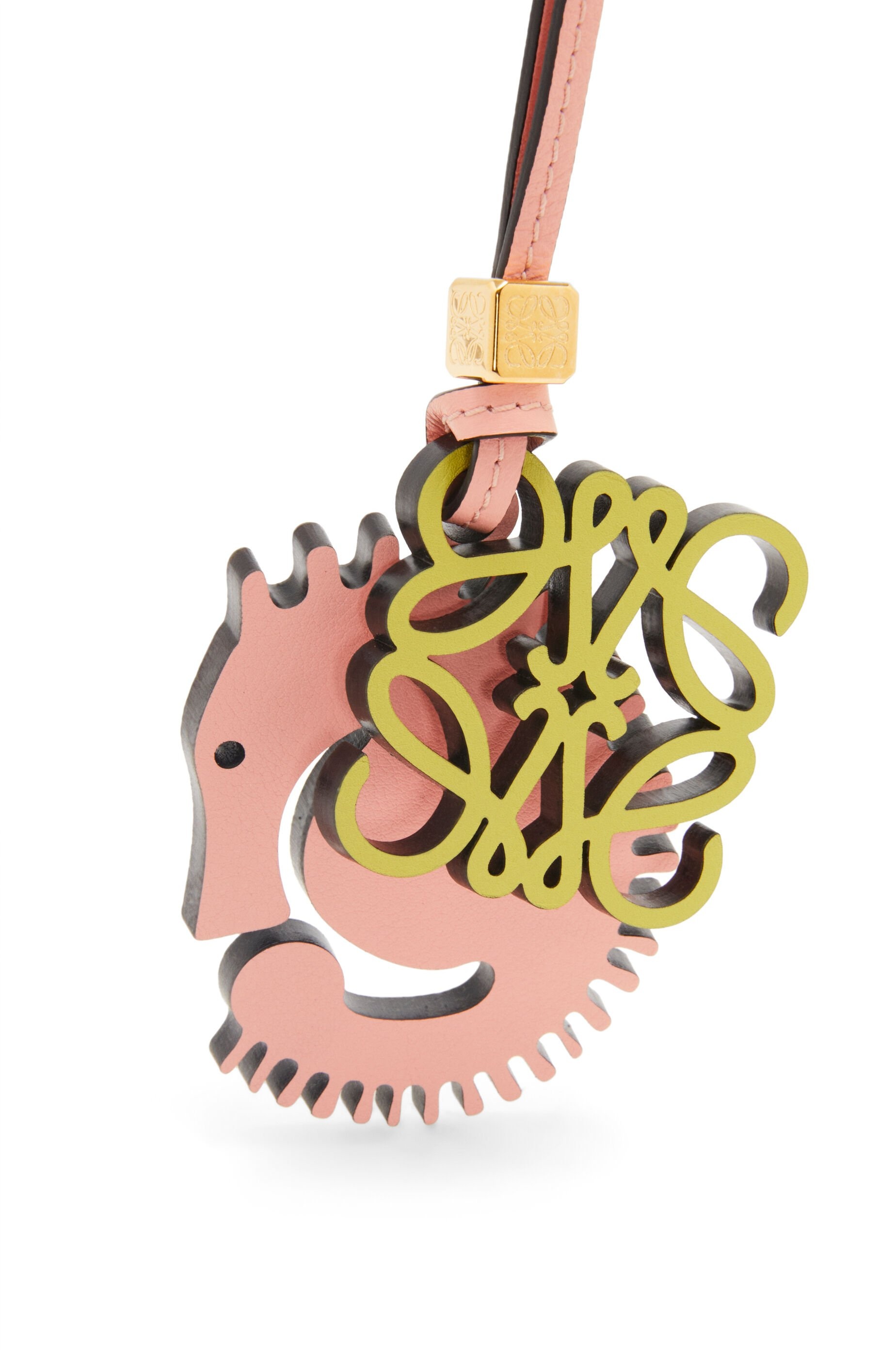 Seahorse charm in classic calfskin - 2