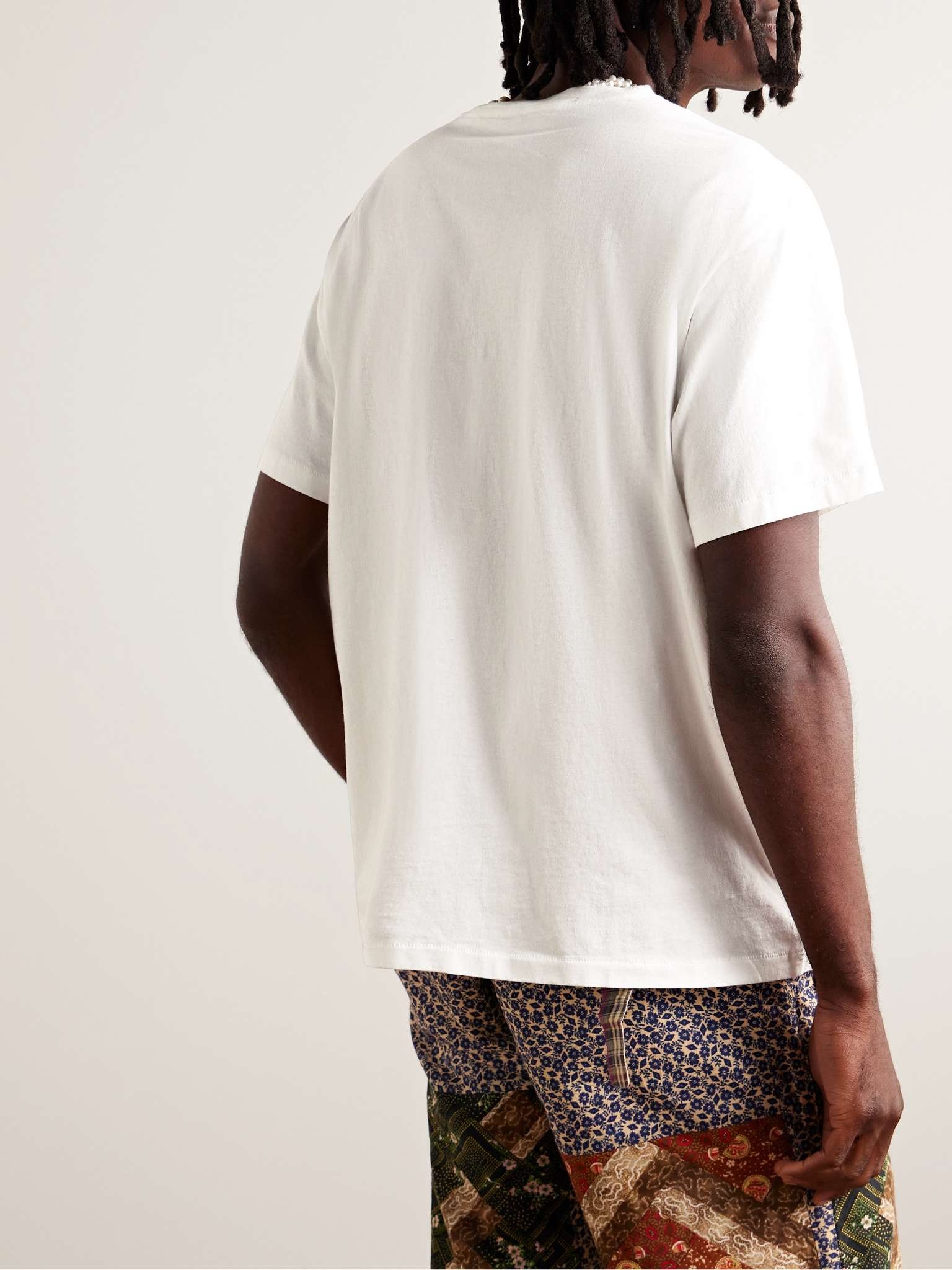 Slim-Fit Printed Cotton-Jersey T-Shirt - 3