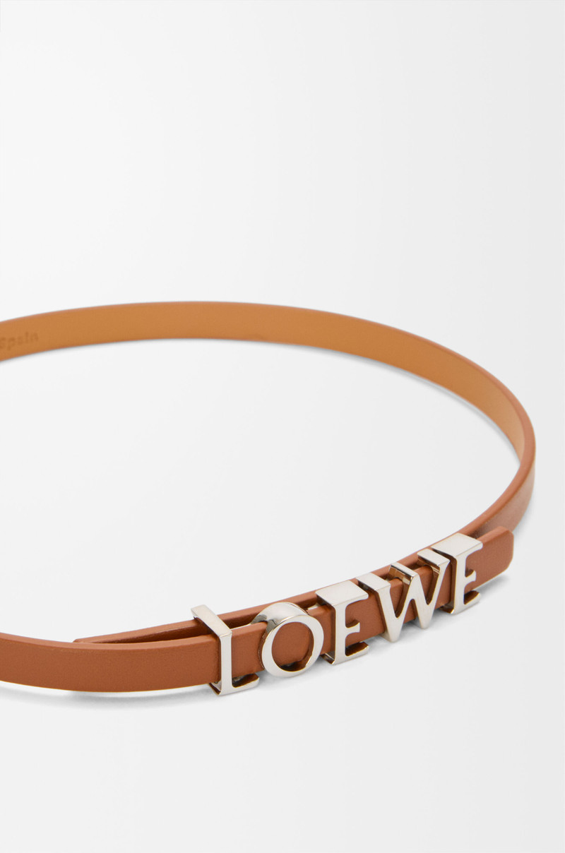 Double wrap LOEWE bracelet in calfskin 3