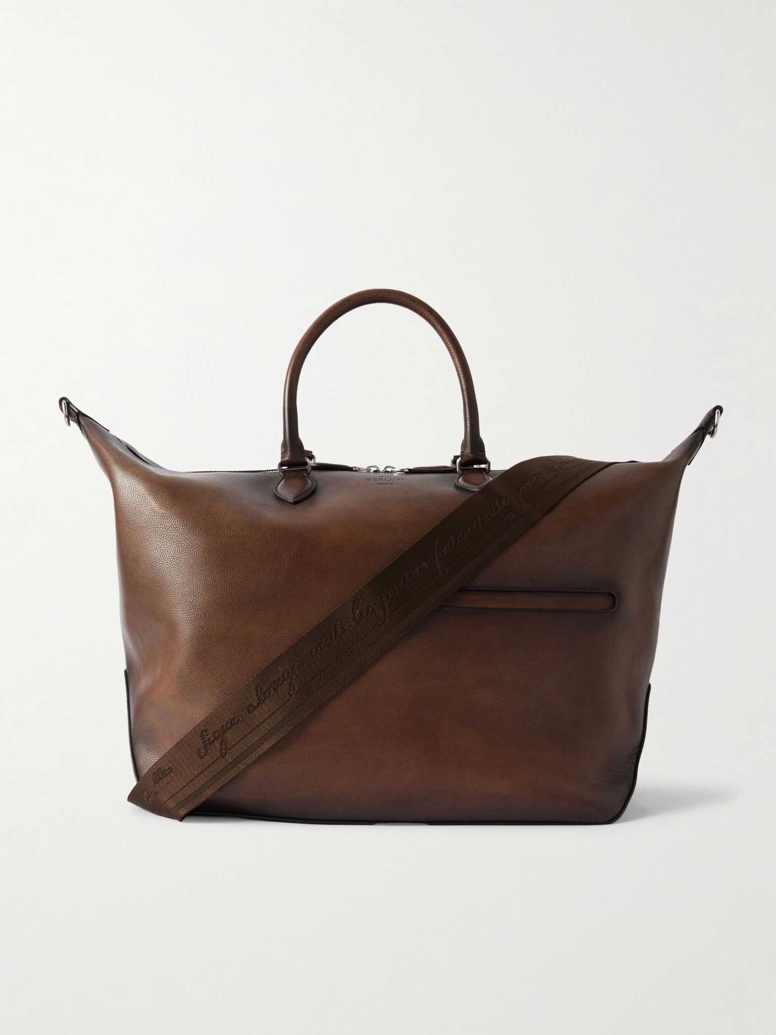 Toujours Venezia Leather Weekend Bag Brown - 1