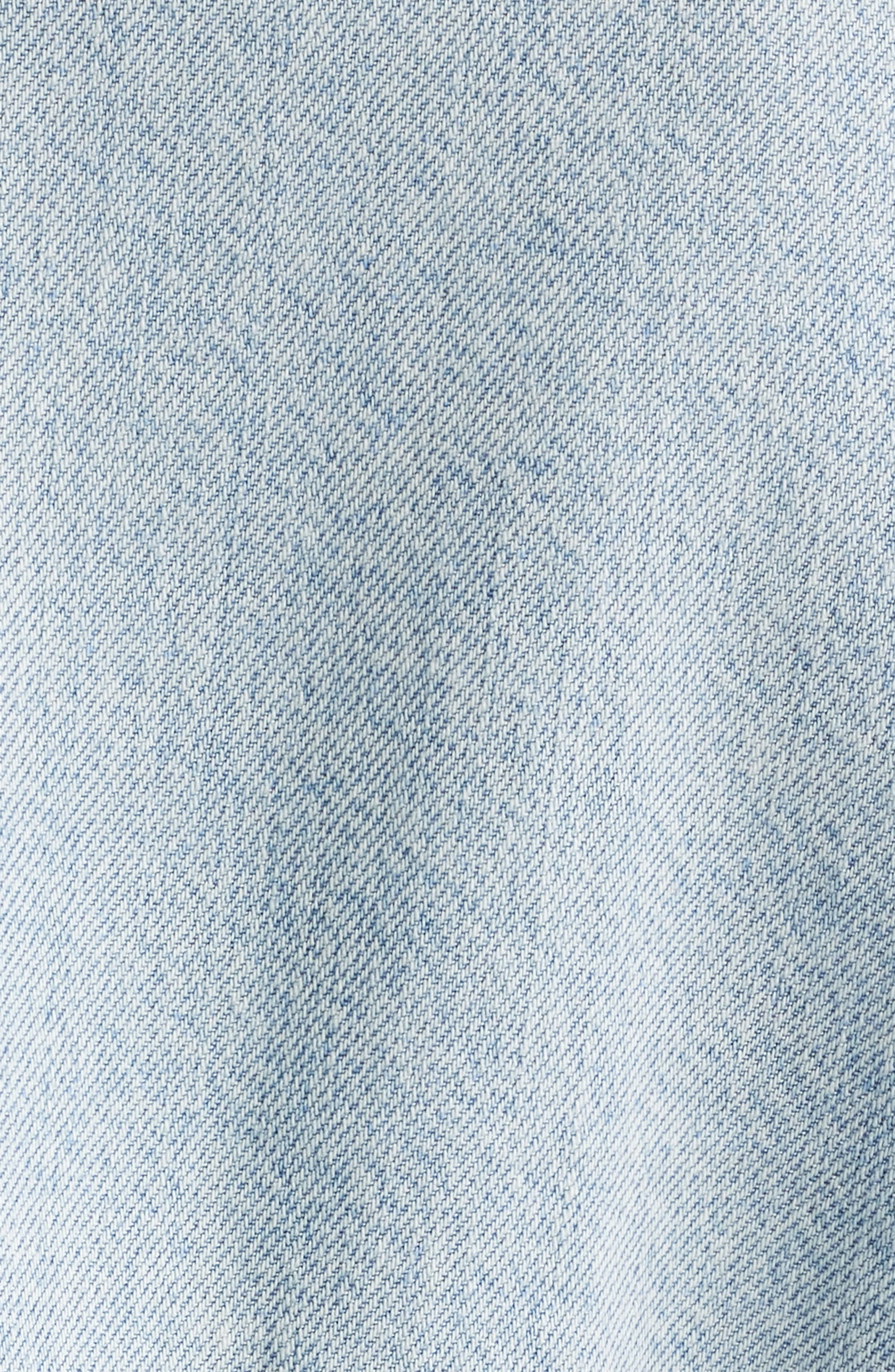 rag & bone Abby Crop Denim Button-Up Shirt in Kierra at Nordstrom - 6