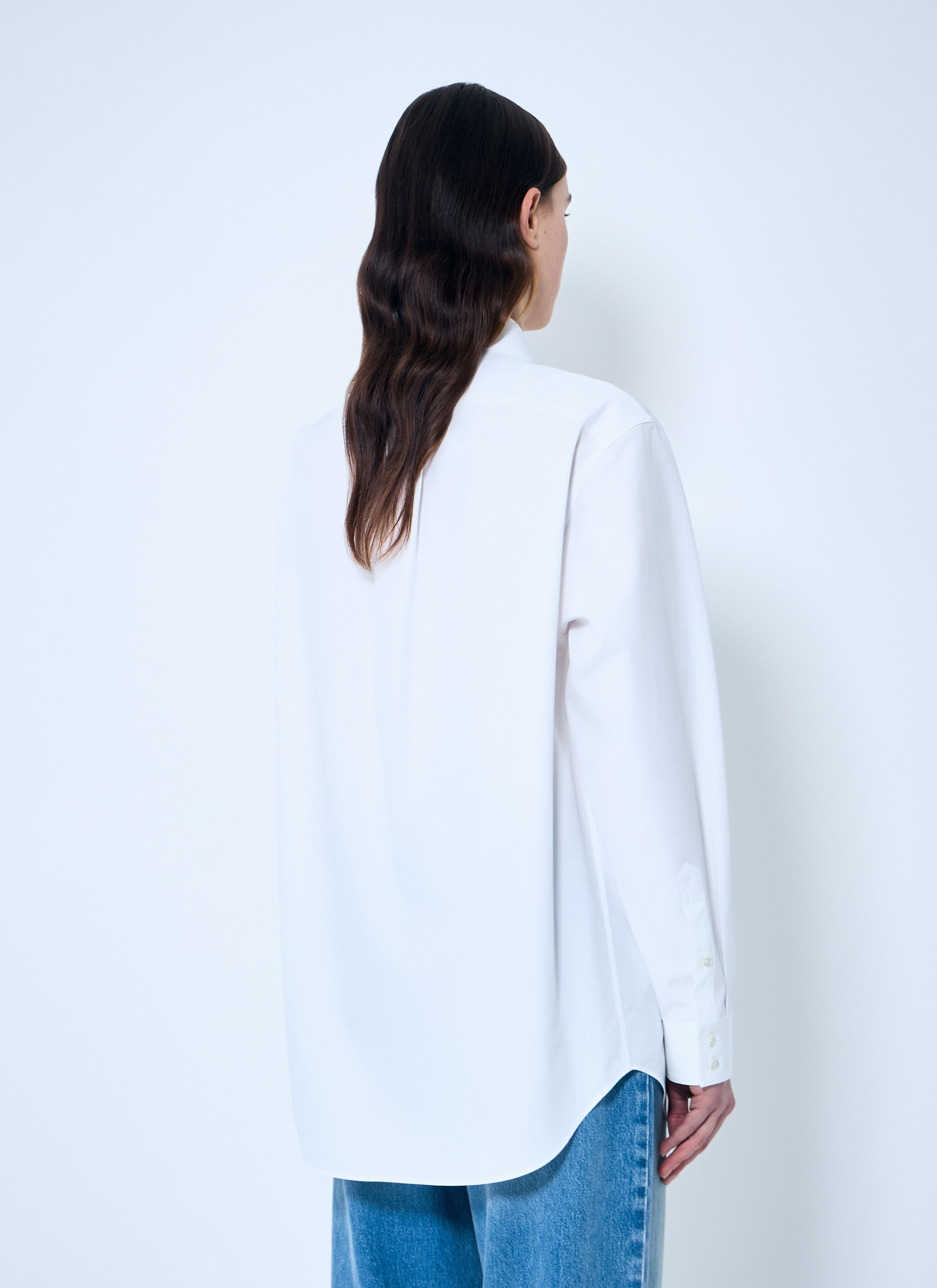 Gucci Women Heavy Cotton Poplin Shirt - 4