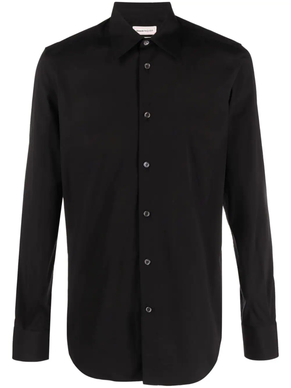 slim-fit buttoned shirt - 1