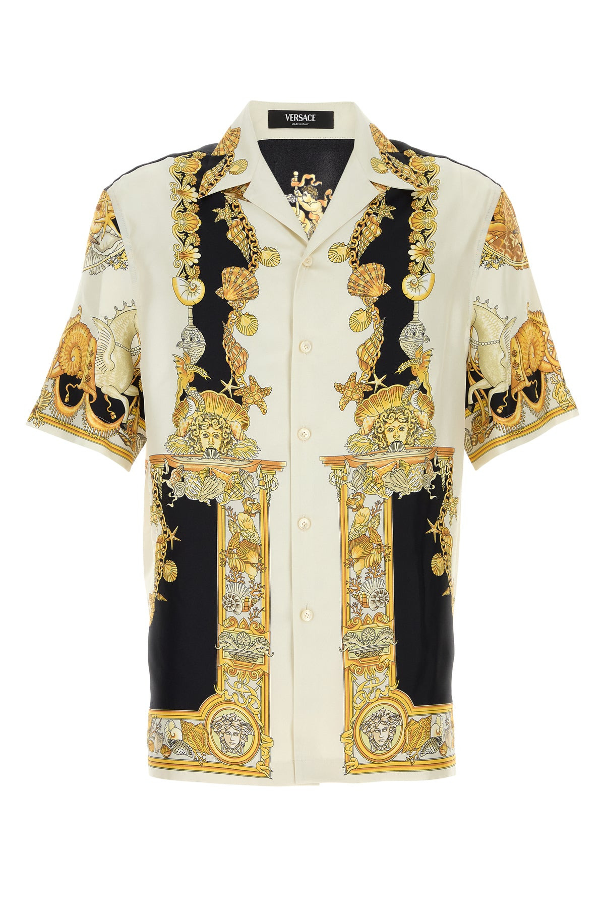 Printed twill shirt - 1