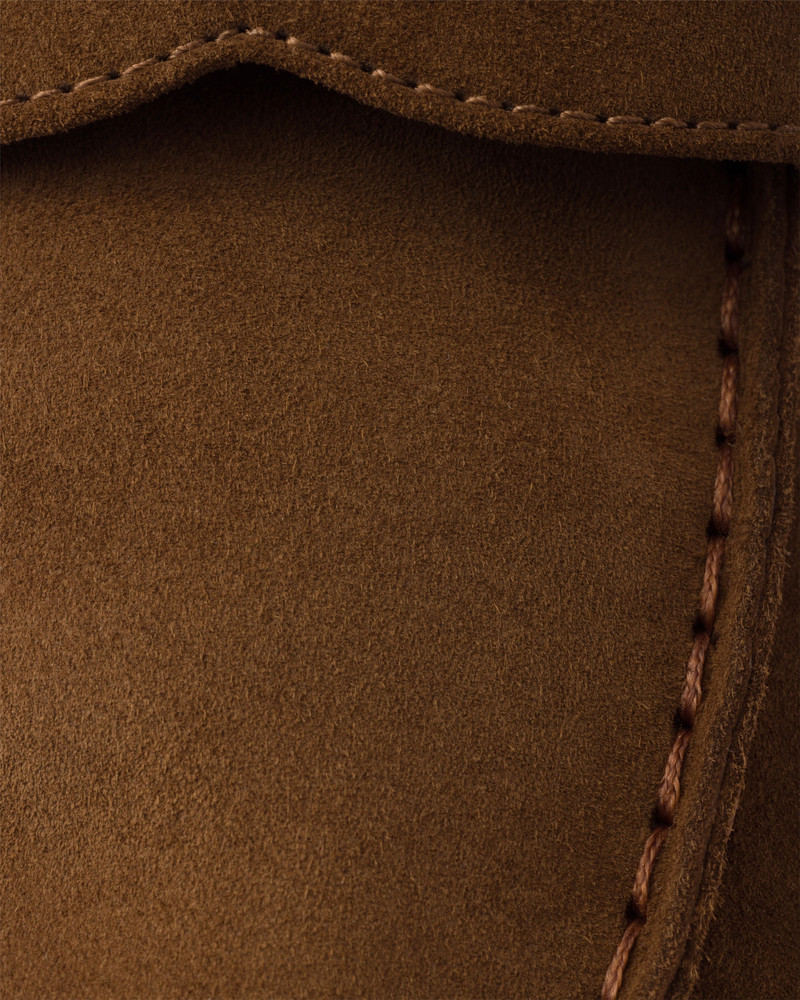 Suede and shearling mules 5