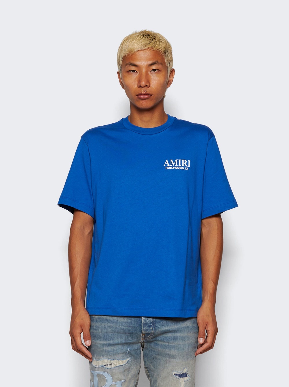 Bones Stacked Tee Blue - 3