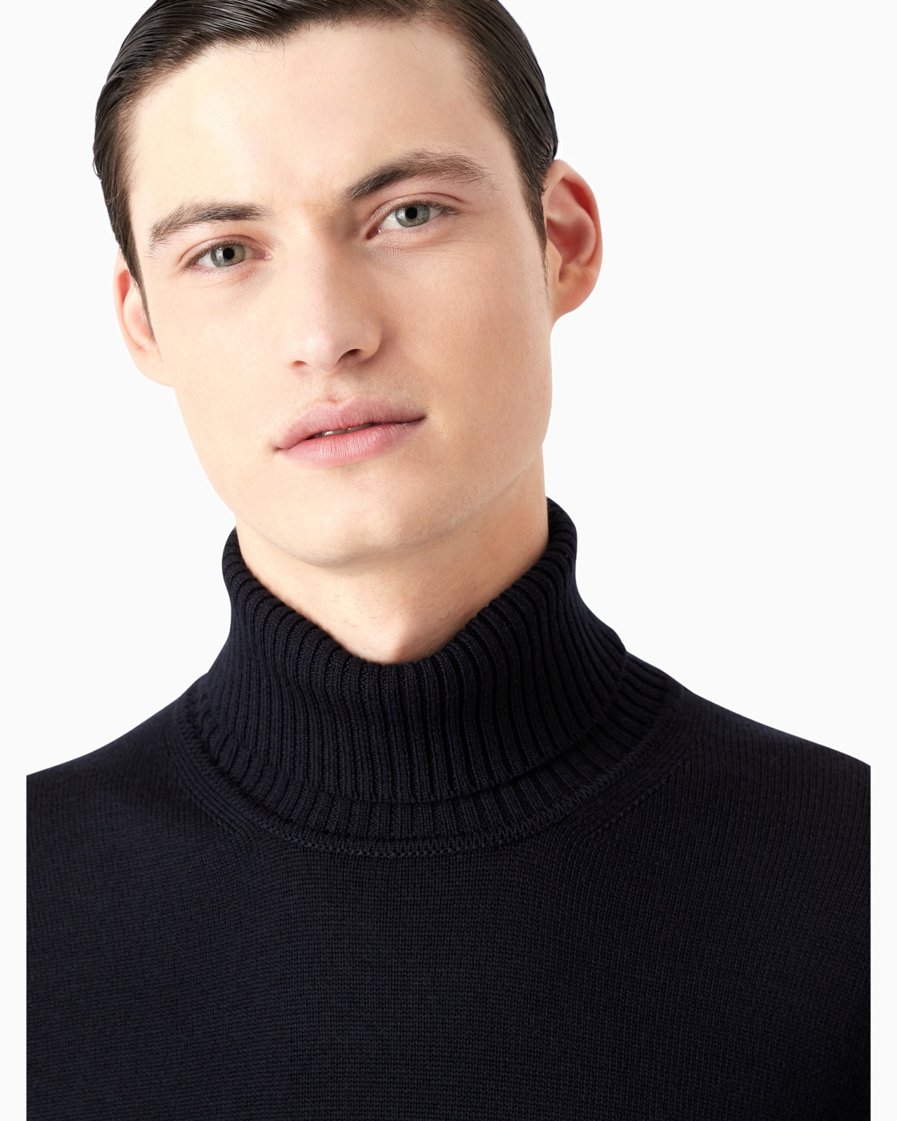Virgin-wool, regular-fit mock-neck jumper - 6