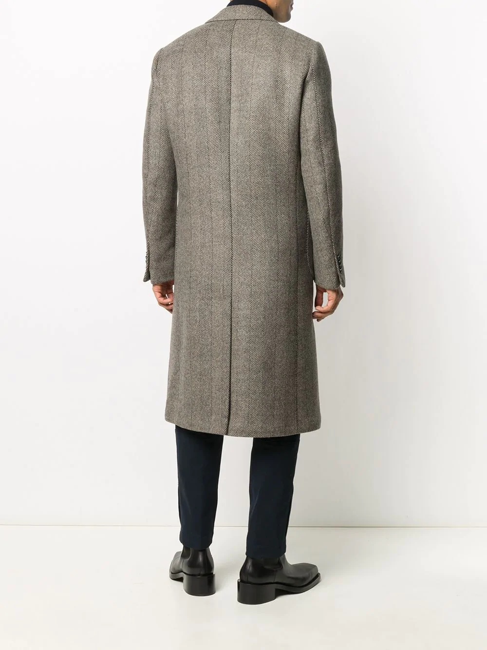 herringbone overcoat - 4