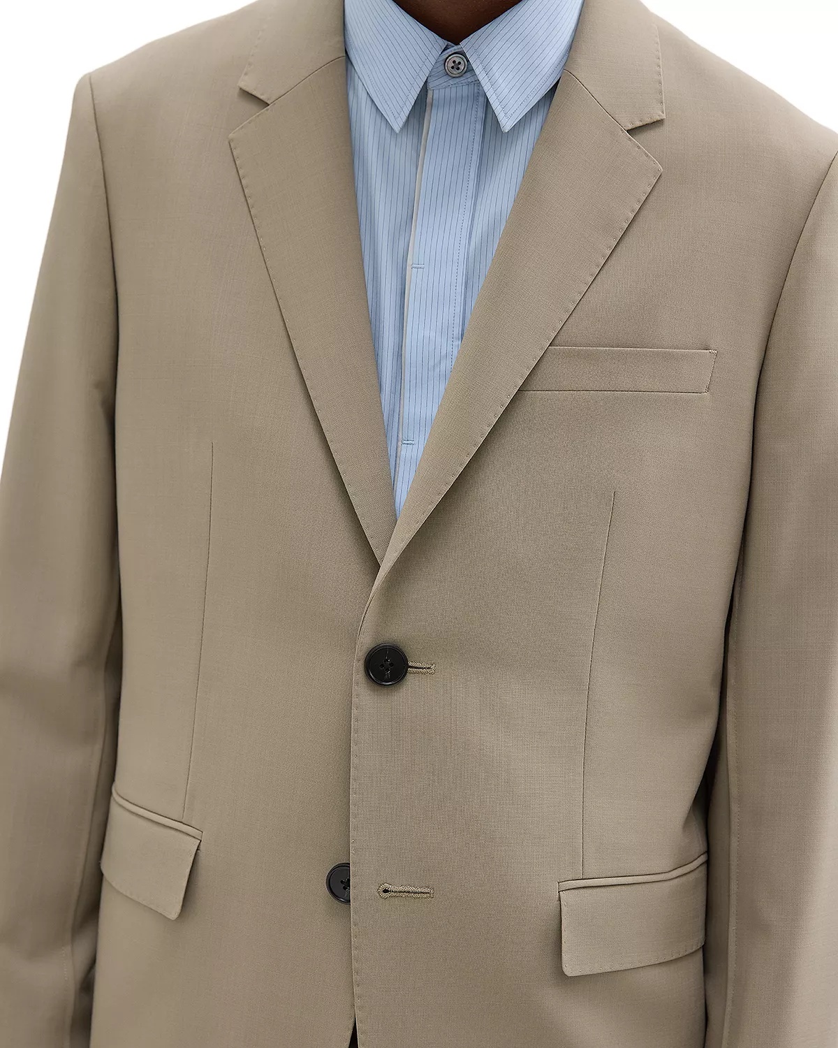 Wool Two Button Blazer - 4