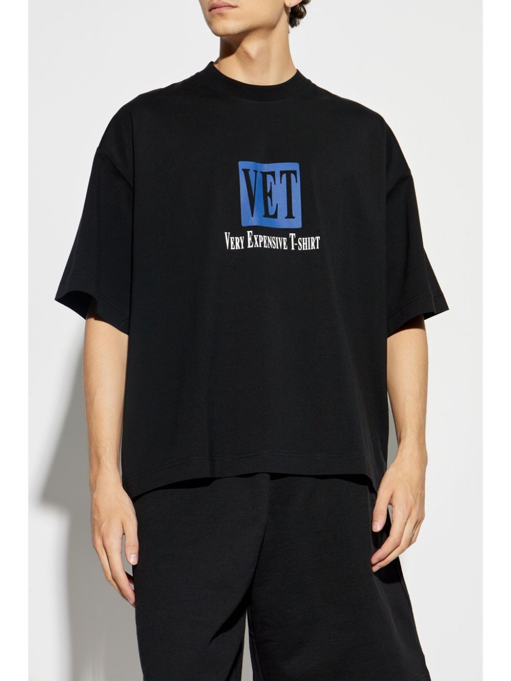 logo-print cotton T-shirt - 3