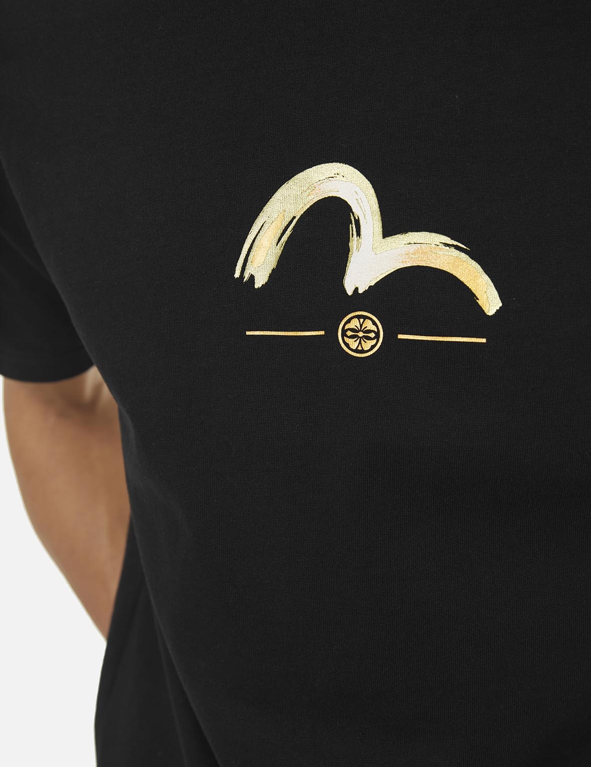 Multi-Pocket Print and Seagull Brushstroke Daicock Print Regular Fit T-Shirt - 7