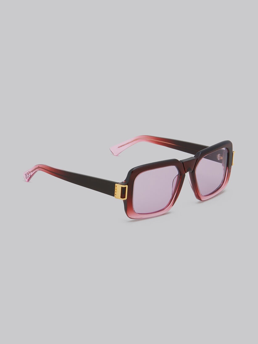 BURGUNDY ZAMALEK SUNGLASSES - 3