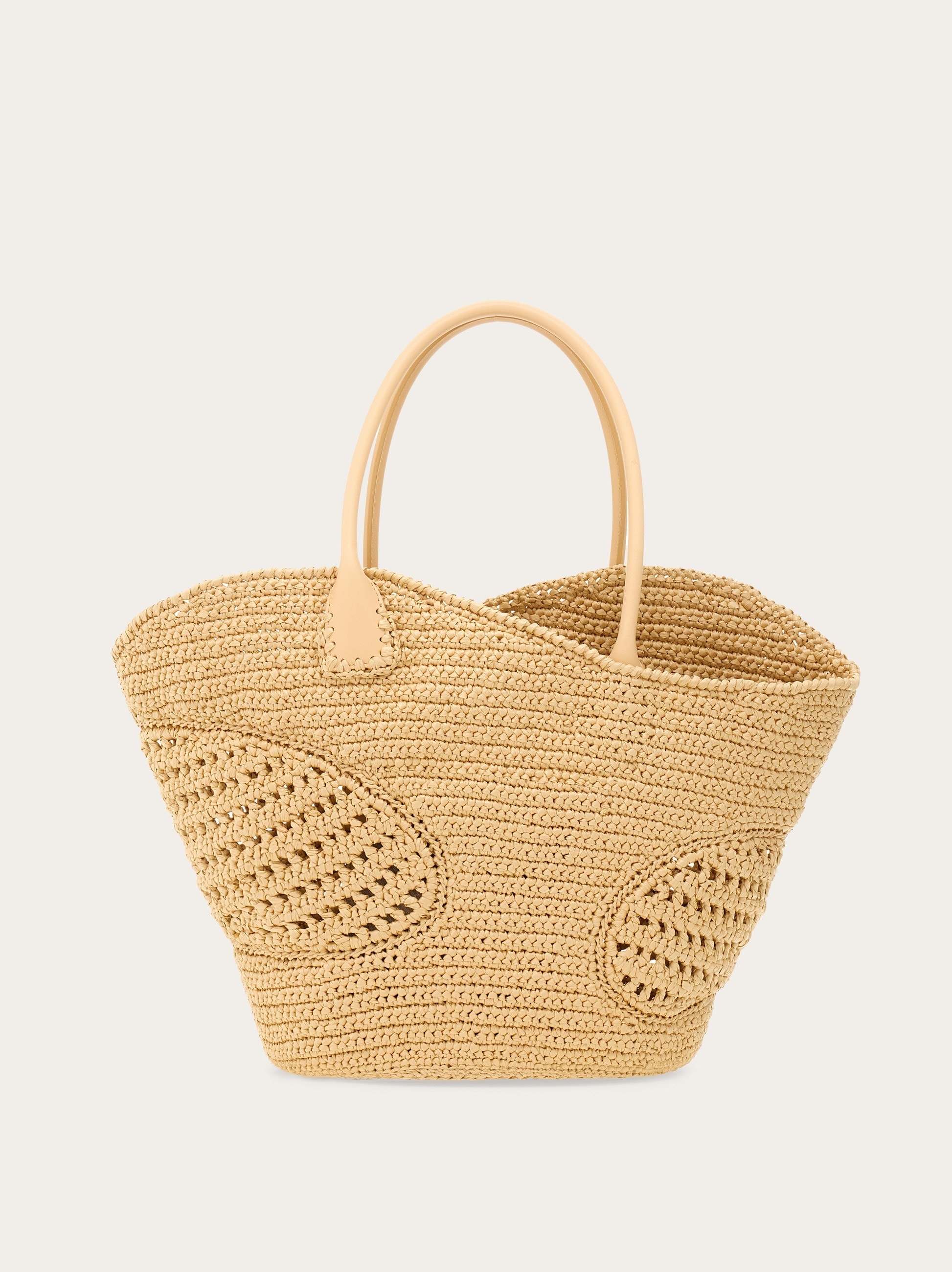 Tote bag with cut-out detailing (L) - 4