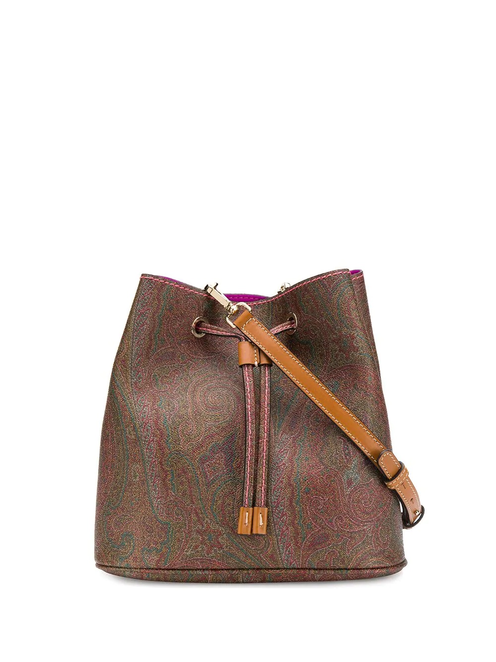 paisley-print crossbody bag - 1