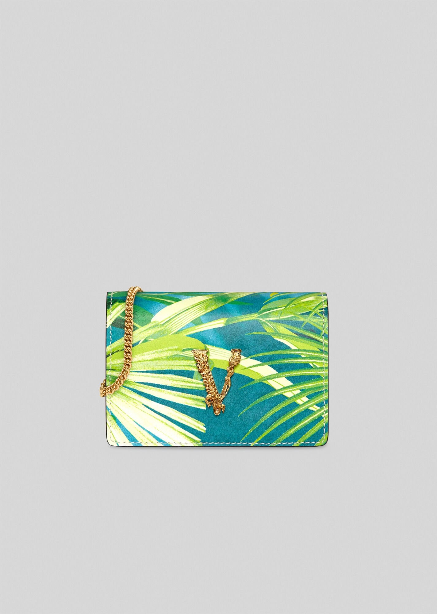 Virtus Jungle Print Mini Chain Wallet - 1