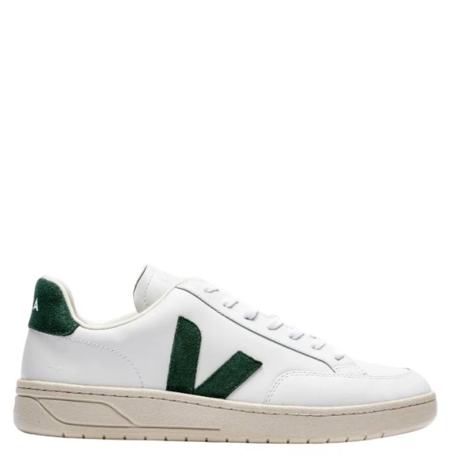 Veja V-12 Leather Low-Top Sneakers - 1