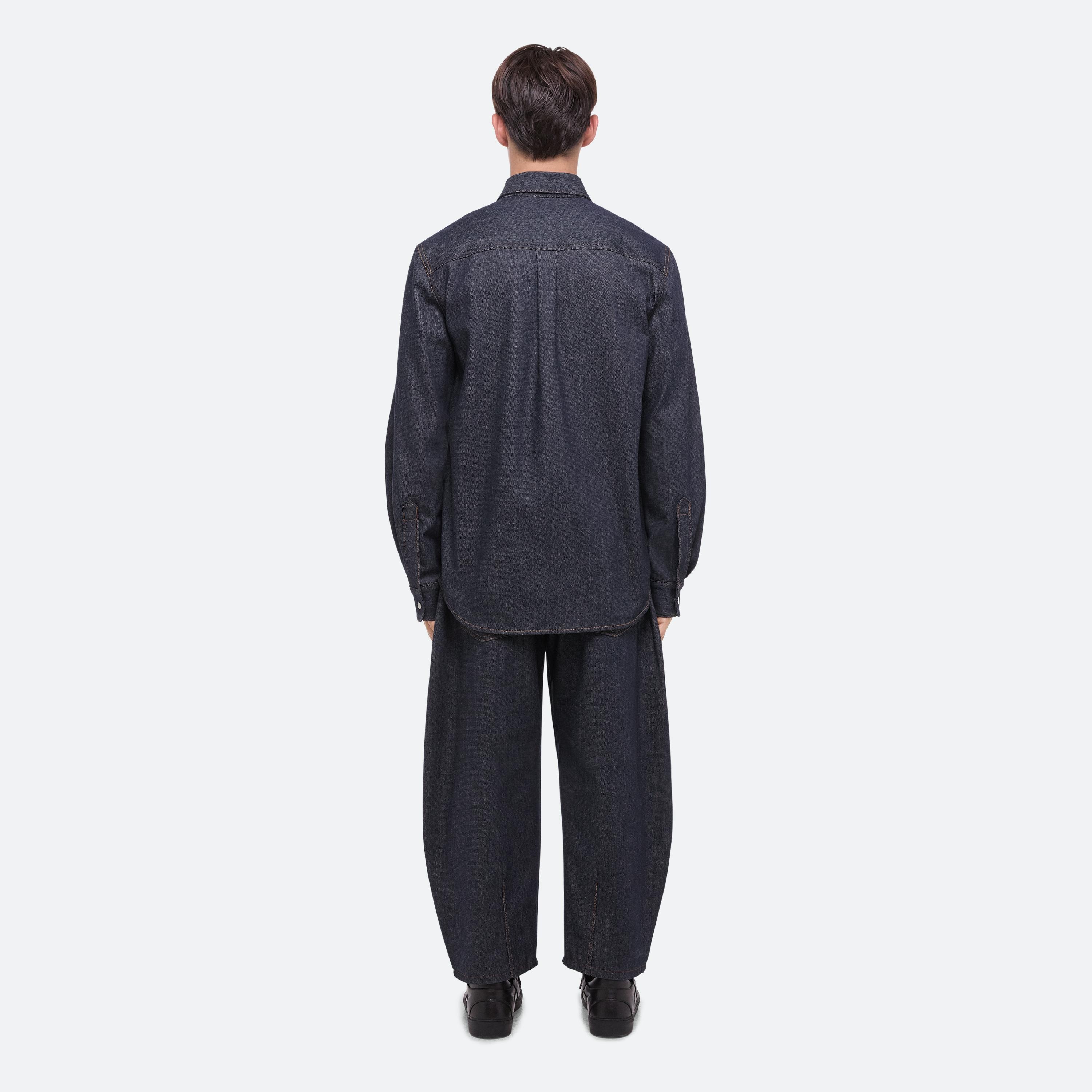 CURVED CLASSIC DENIM SHIRT - 5