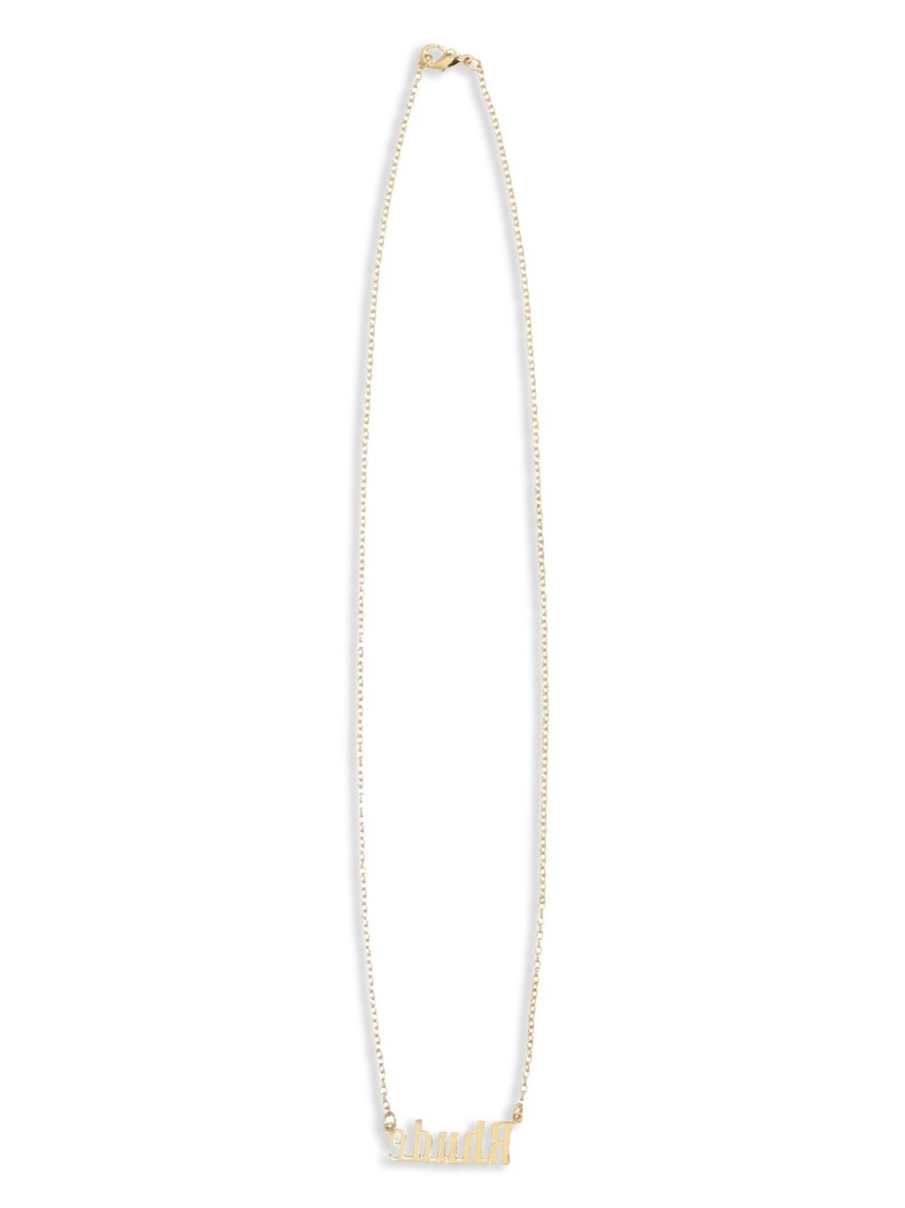 Gold-tone metal necklace - 2