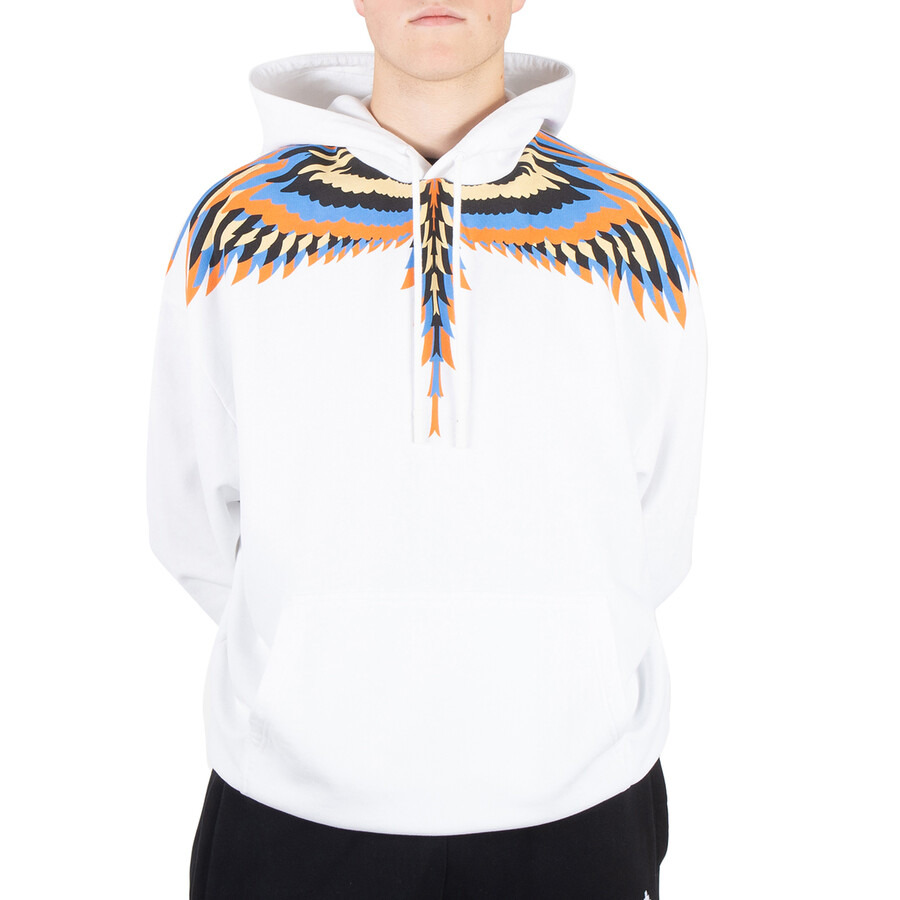 Marcelo Burlon Optical Wings Cotton Hoodie - 1