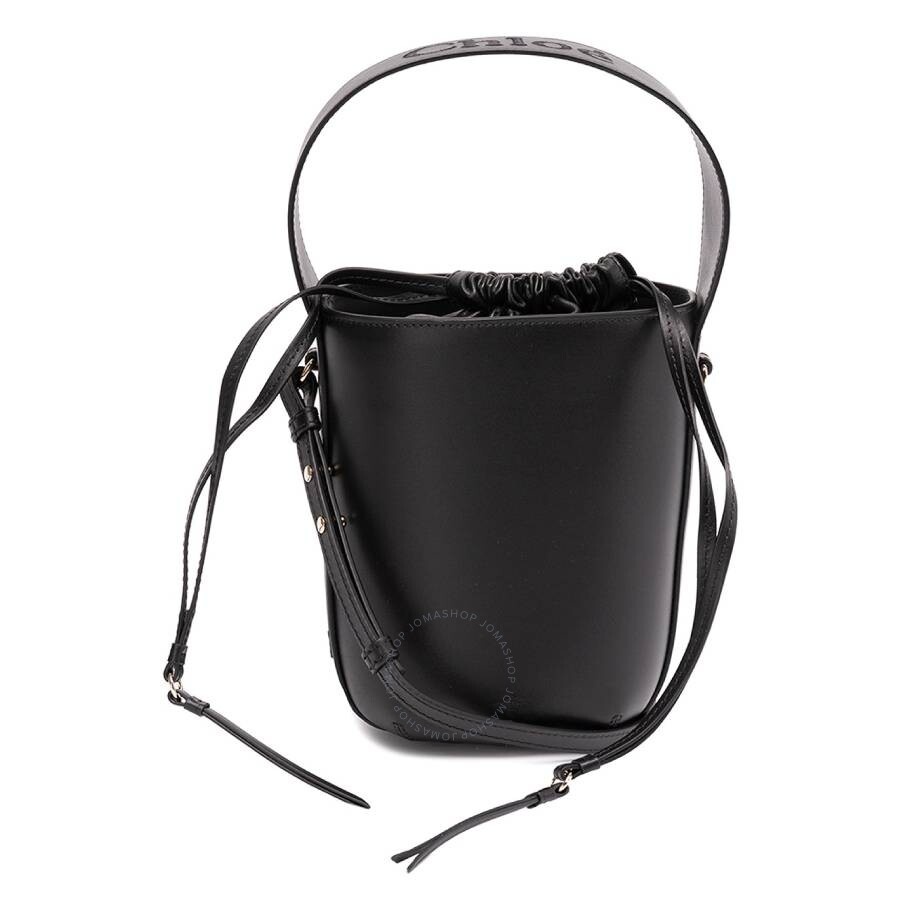 Chloe Black Leather Sense Bucket Bag - 1