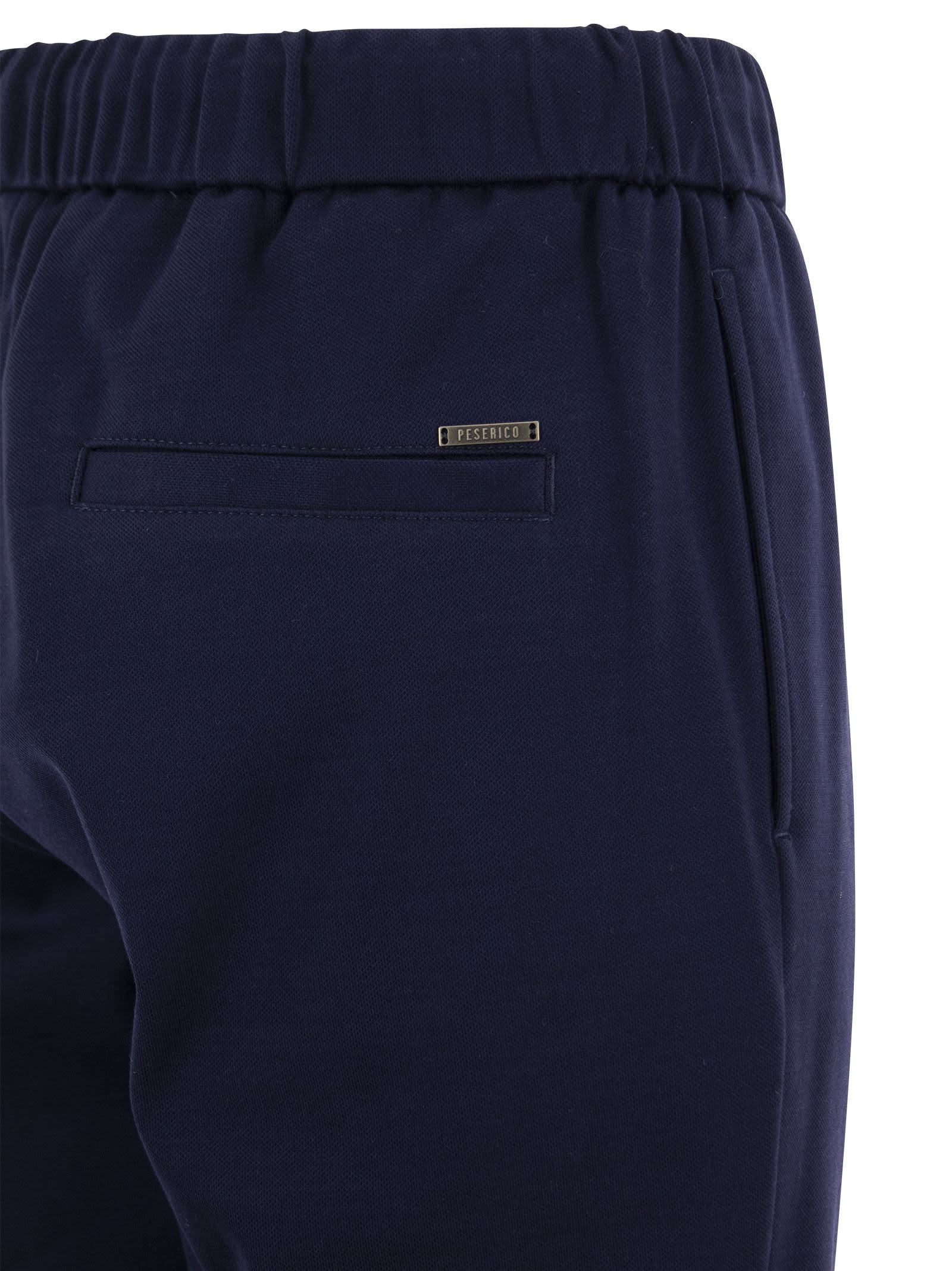 Peserico - Peserico Men Technical Cotton Jogger Trousers - 4