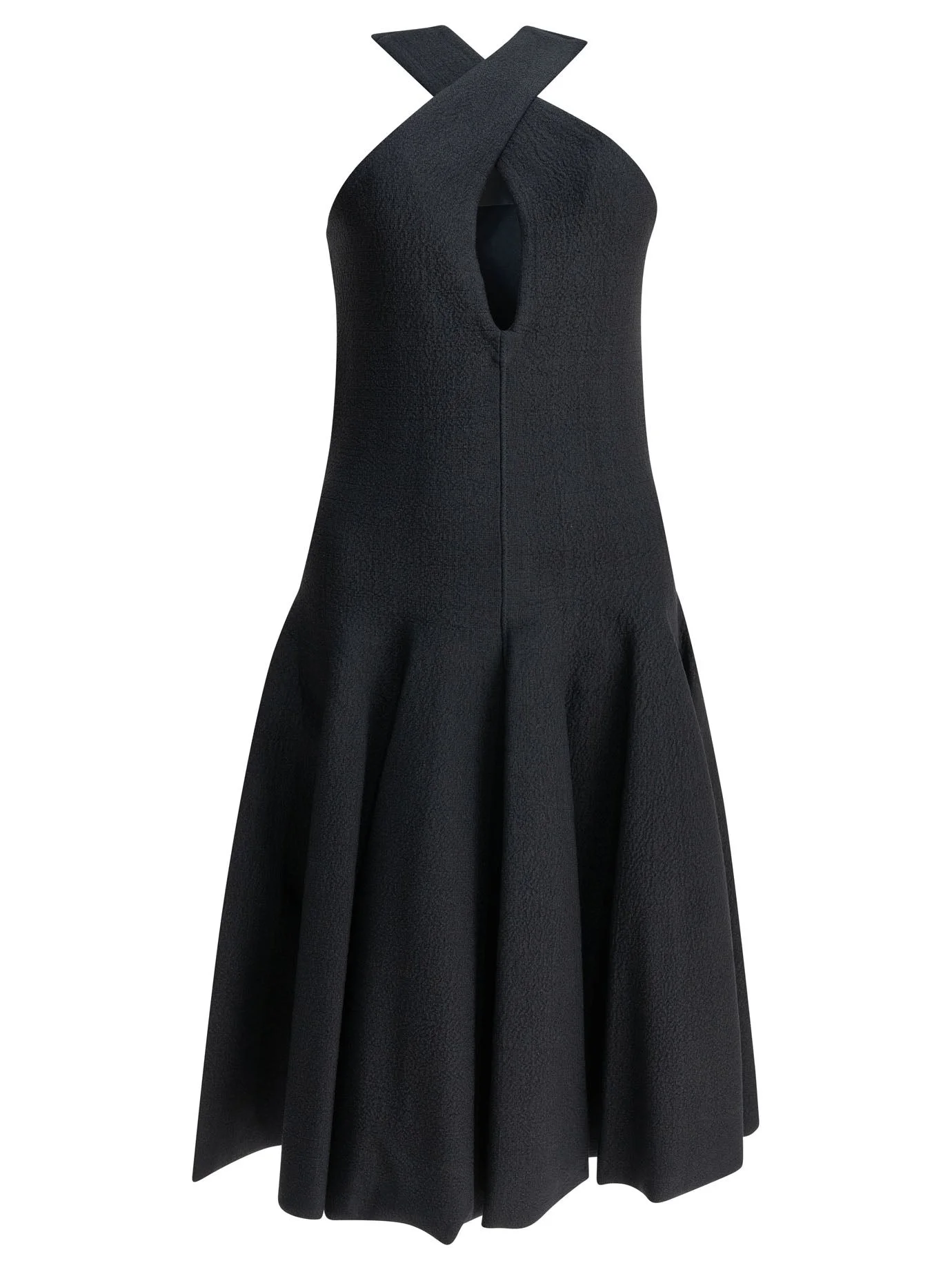 Alaïa Short Flared Dress Blue Women - 1