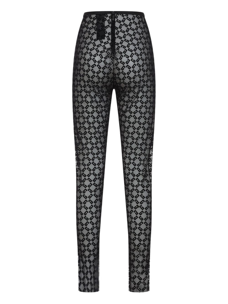 Givenchy logo-pattern leggings outlook