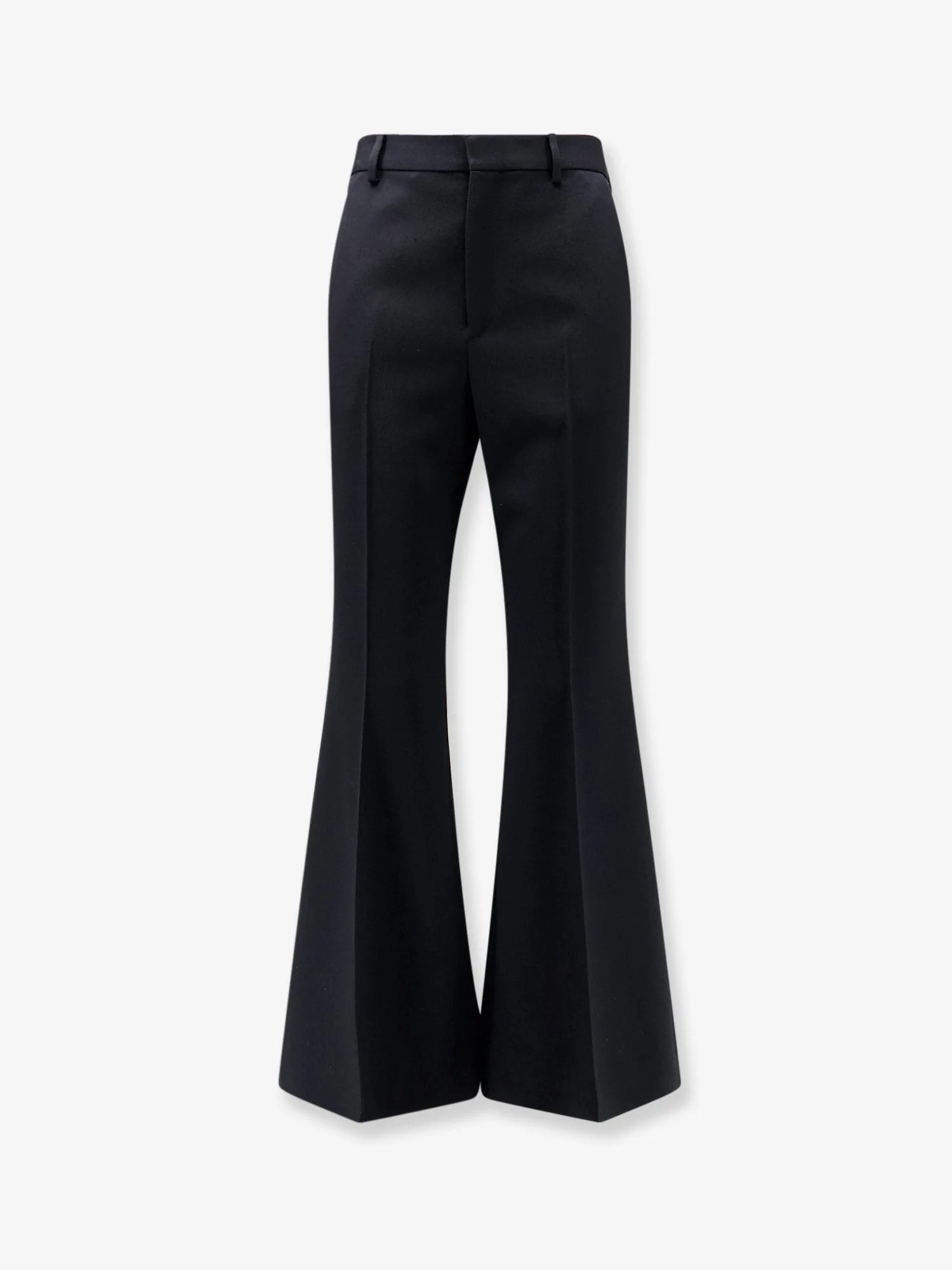 Celine Flared Wool Trousers Black Women - 1