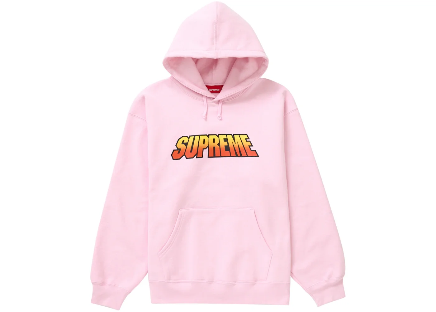 Supreme Gradient Hooded Sweatshirt Pink - 1