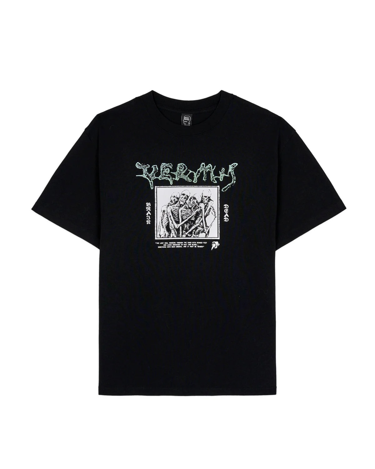 Brain Dead Fantasy Games Vermis Cage T-shirt - Black - 1