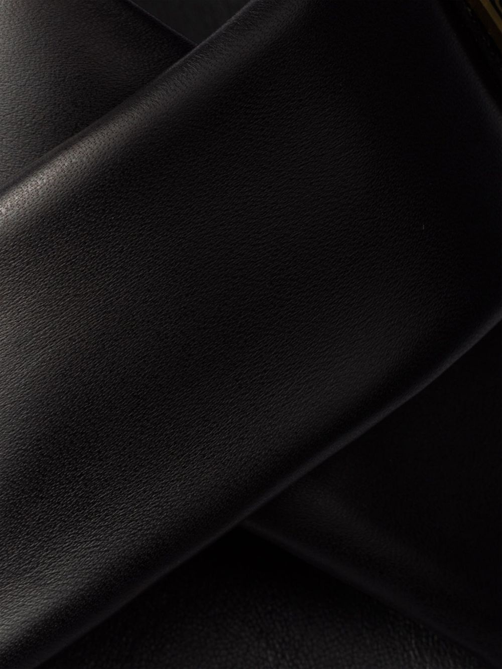 Padded nappa leather slides - 6