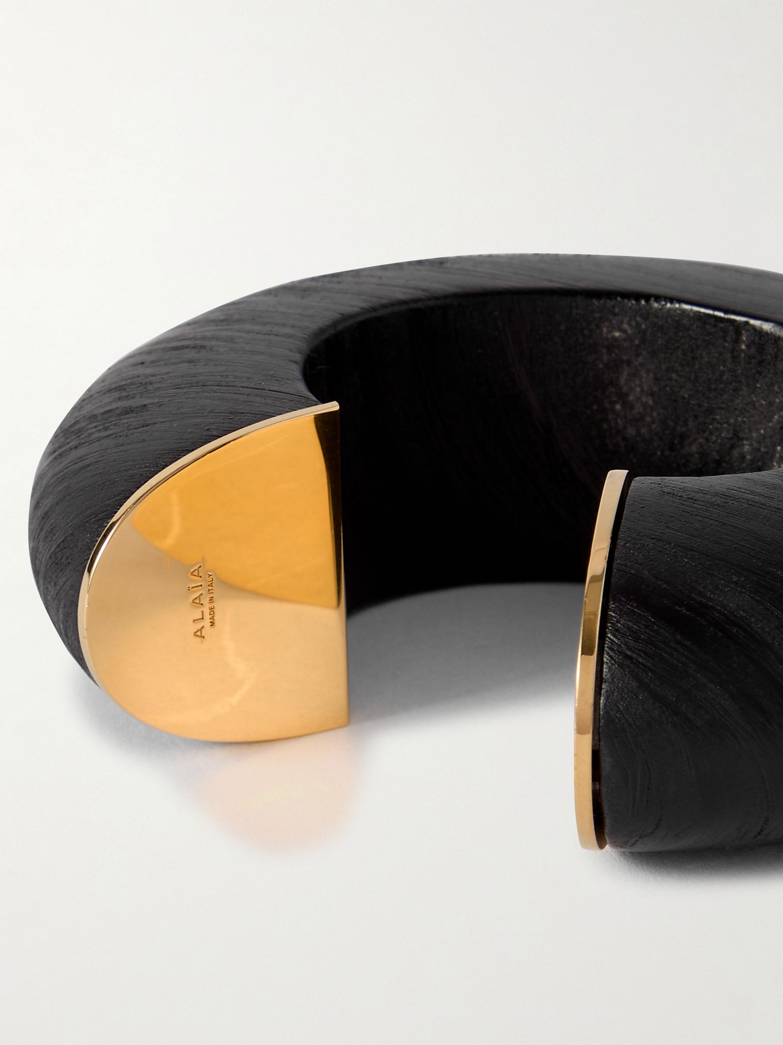 Bumper wood cuff Brown - 4