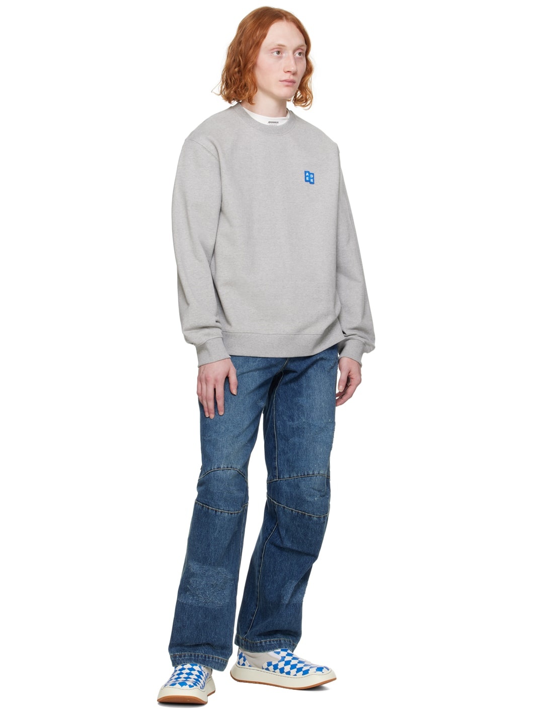 Blue Wide-Leg Jeans - 4