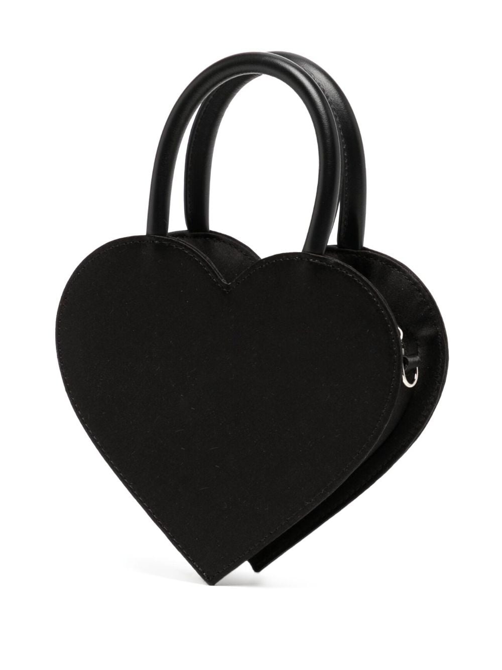 crystal-embellished heart-shape bag - 3