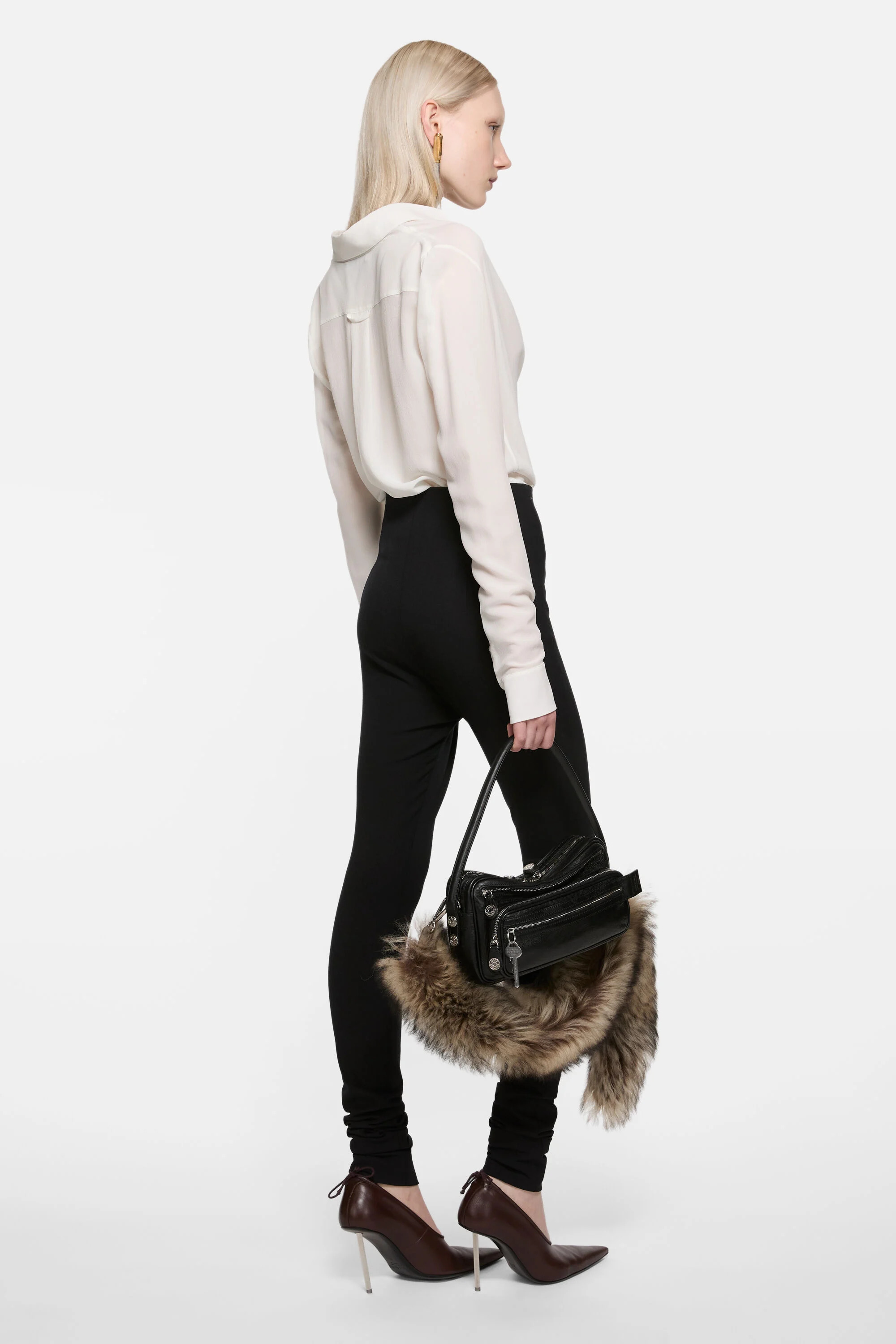 Silk blouse - White - 3