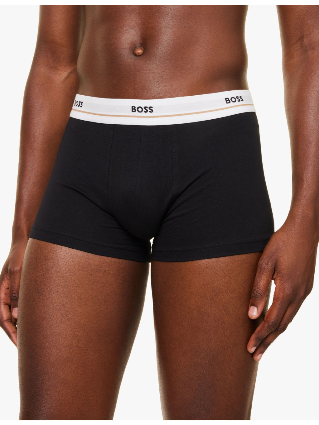 Branded waistband stretch-cotton boxer trunks - 4