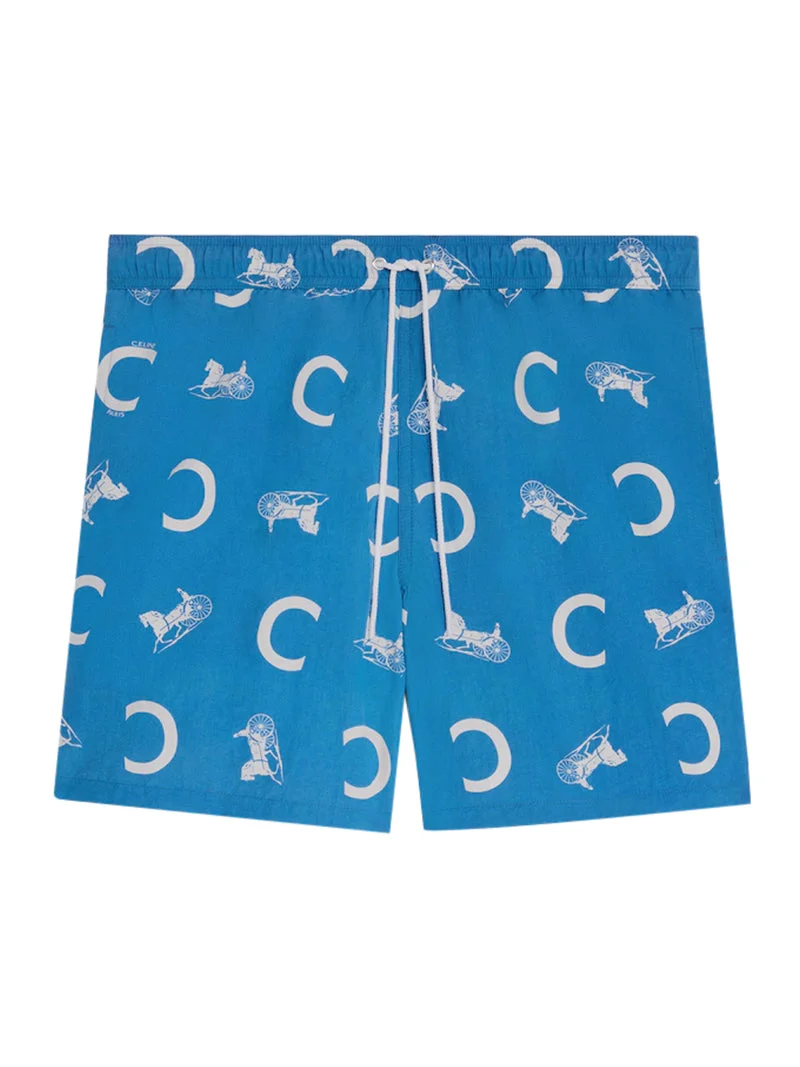 Celine Men Nylon Swim Shorts - 1