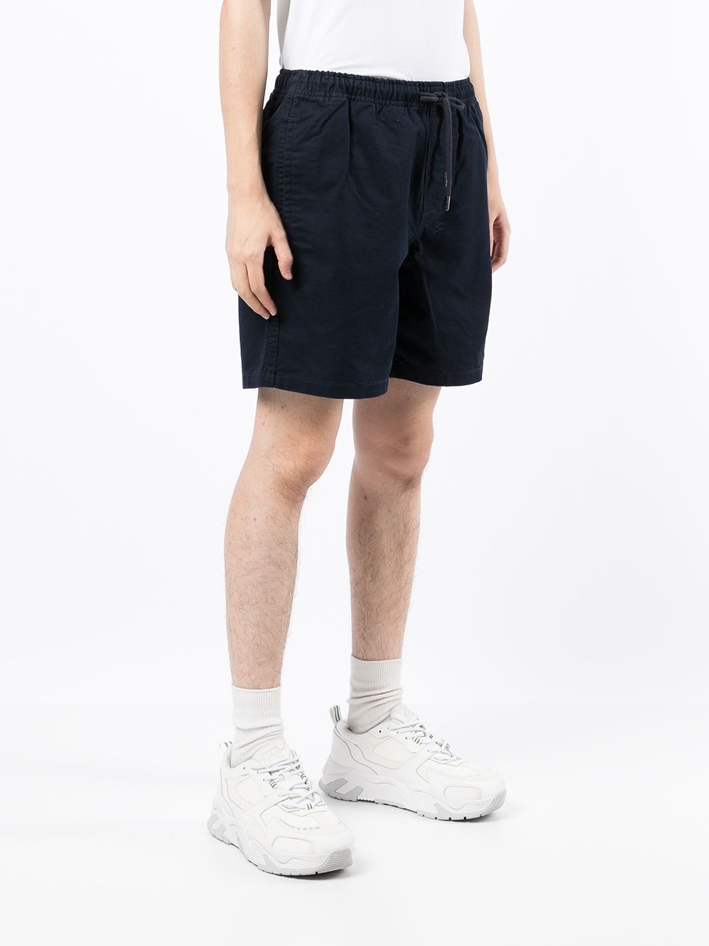 elasticated waistband track shorts - 3