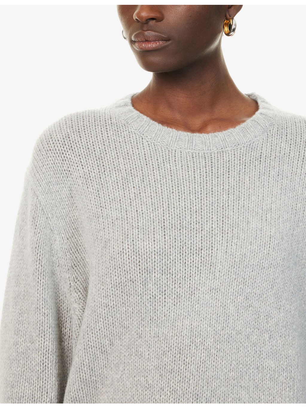 Amelia Round-Neck Cashmere Jumper - 5