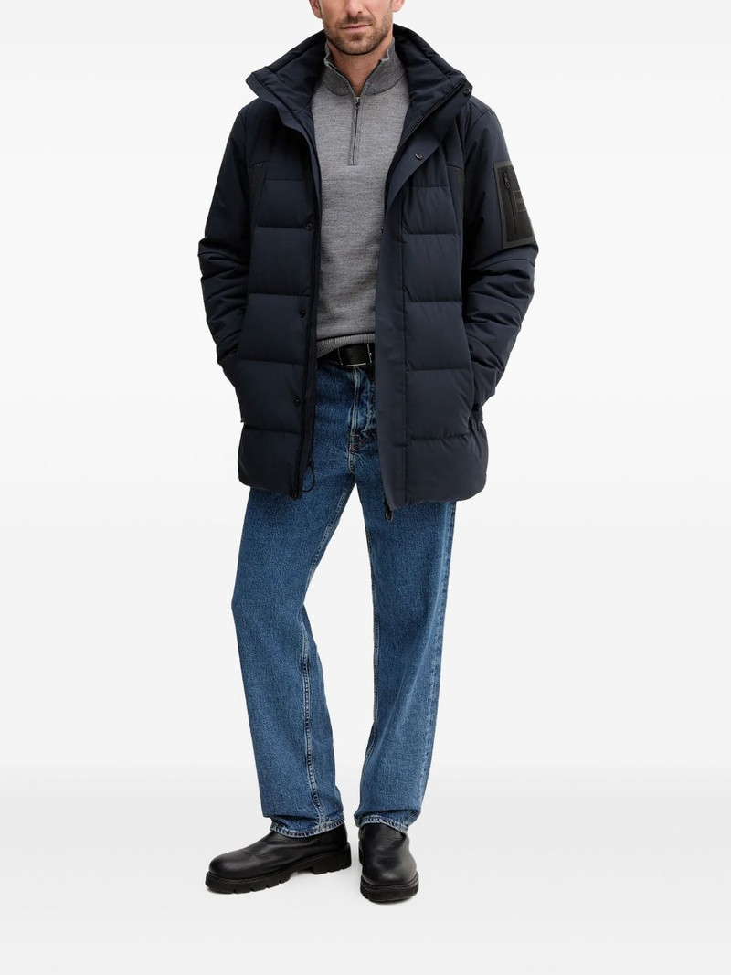 BOSS Block padded hoodie outlook