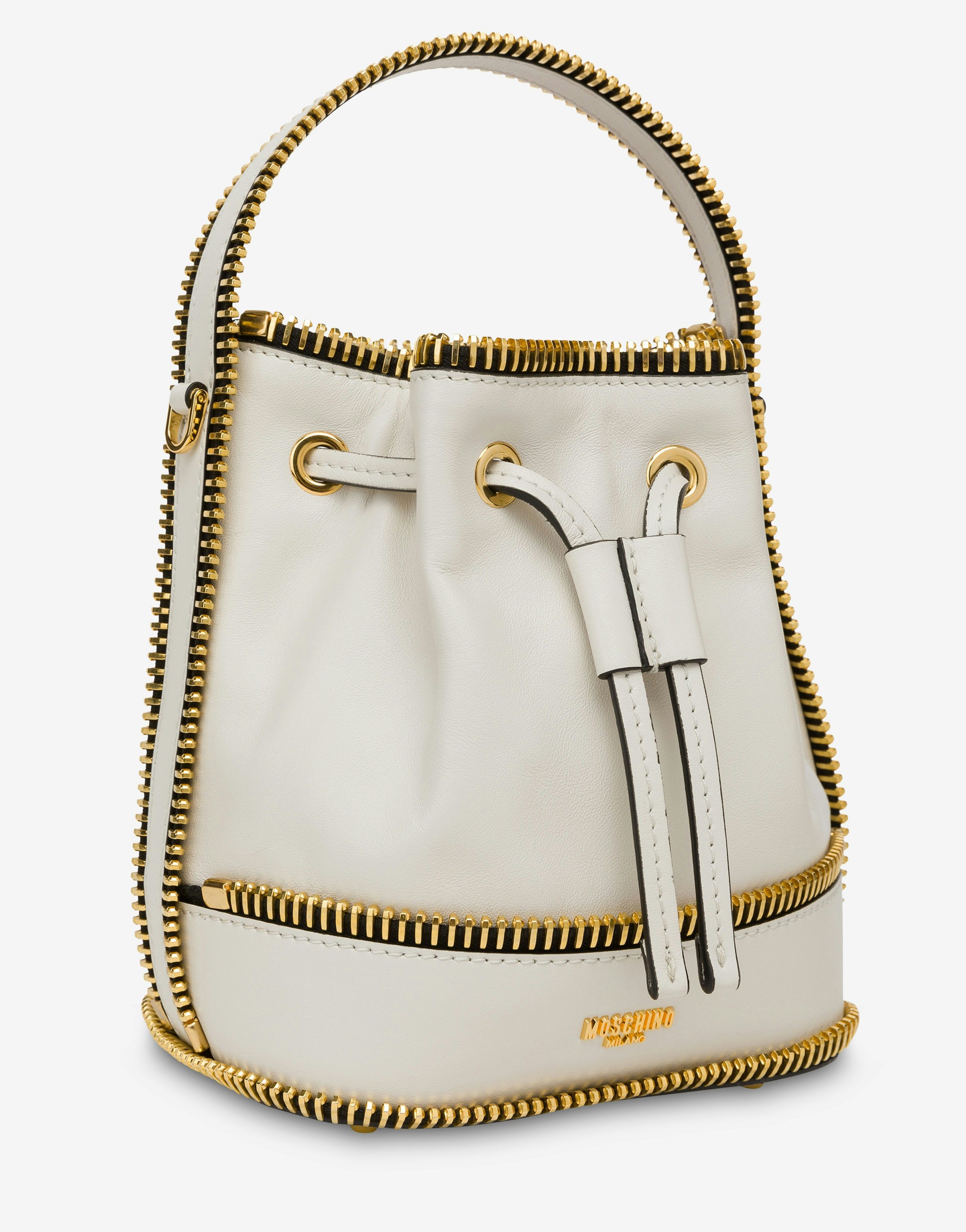 MOSCHINO RIDER SMALL BUCKET BAG - 4